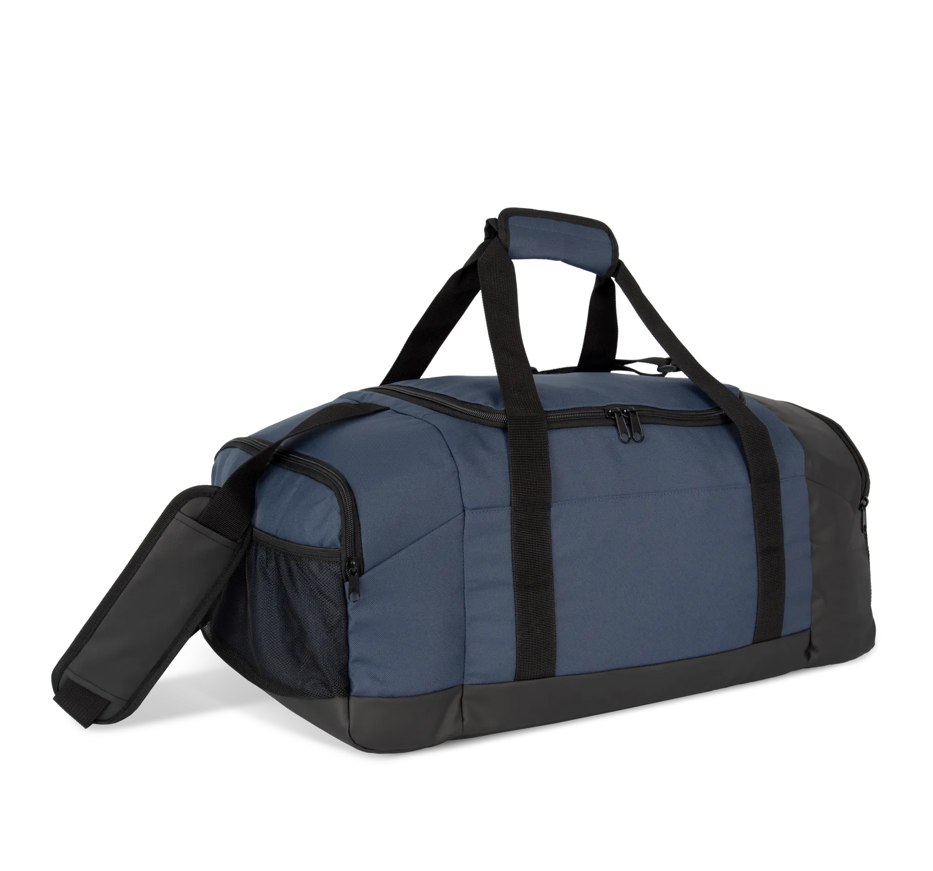 Recycelte Sporttasche mit doppelter Seitentasche