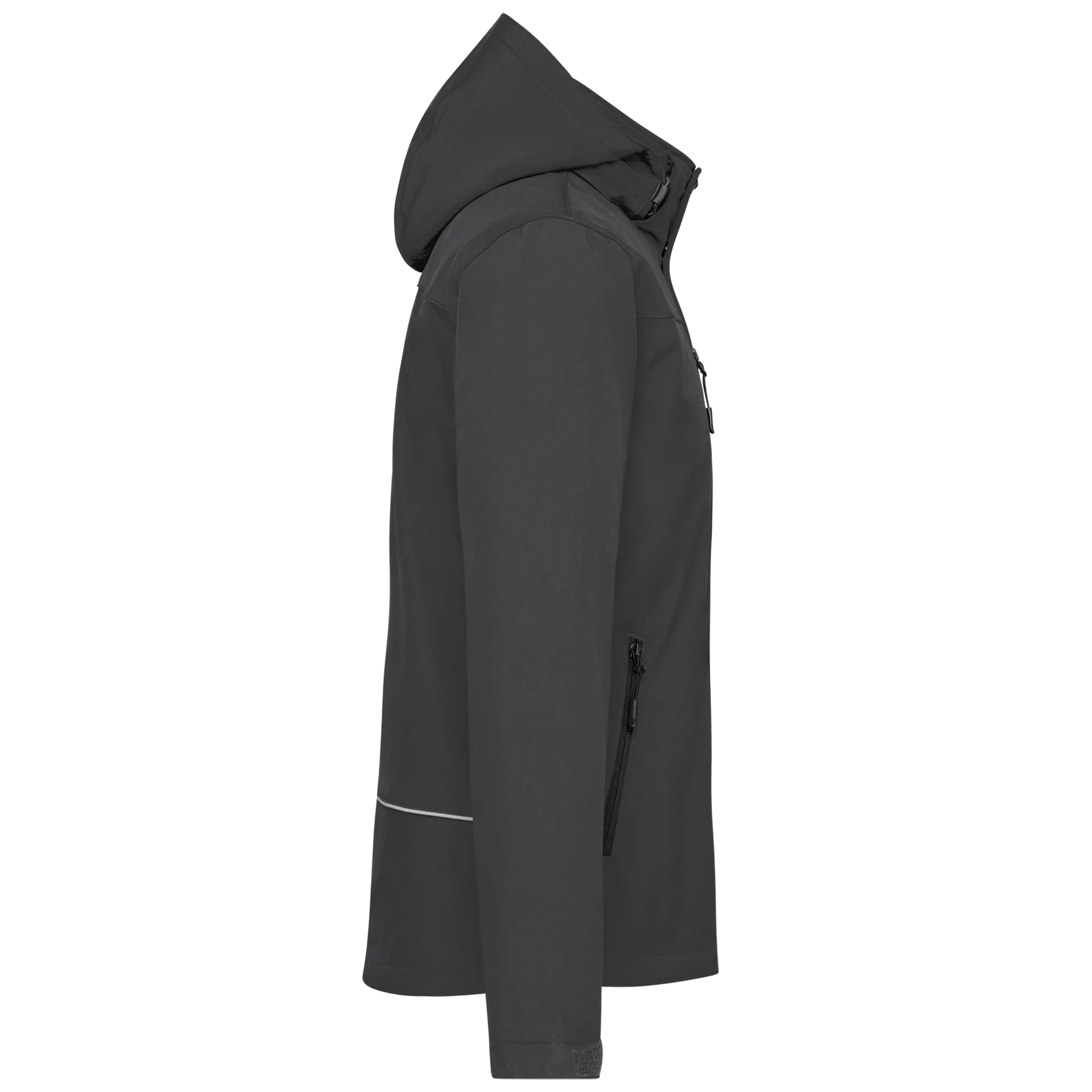 Herrenparka Softshell wattiert mit Kapuze