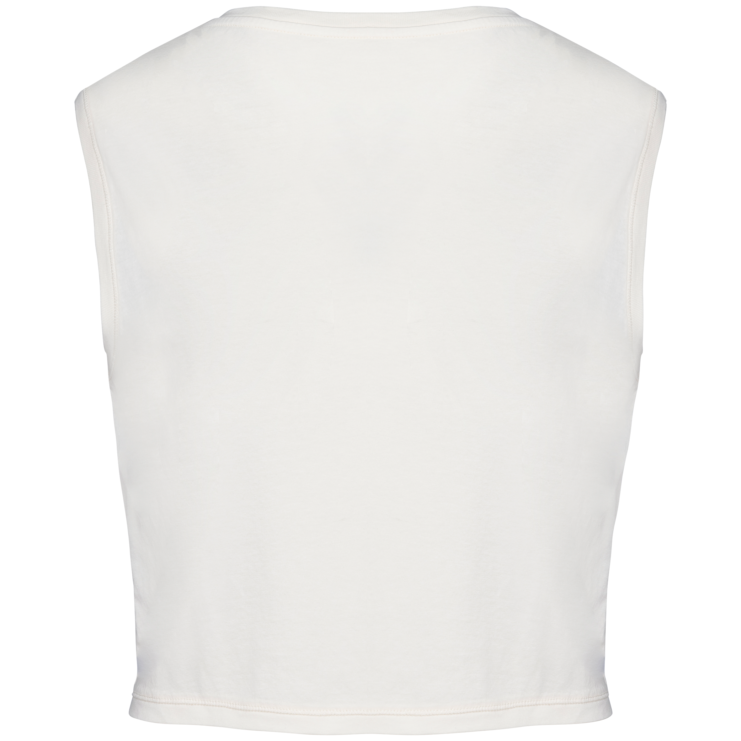 Umweltfreundliches ärmelloses Cropped Damen-T-Shirt