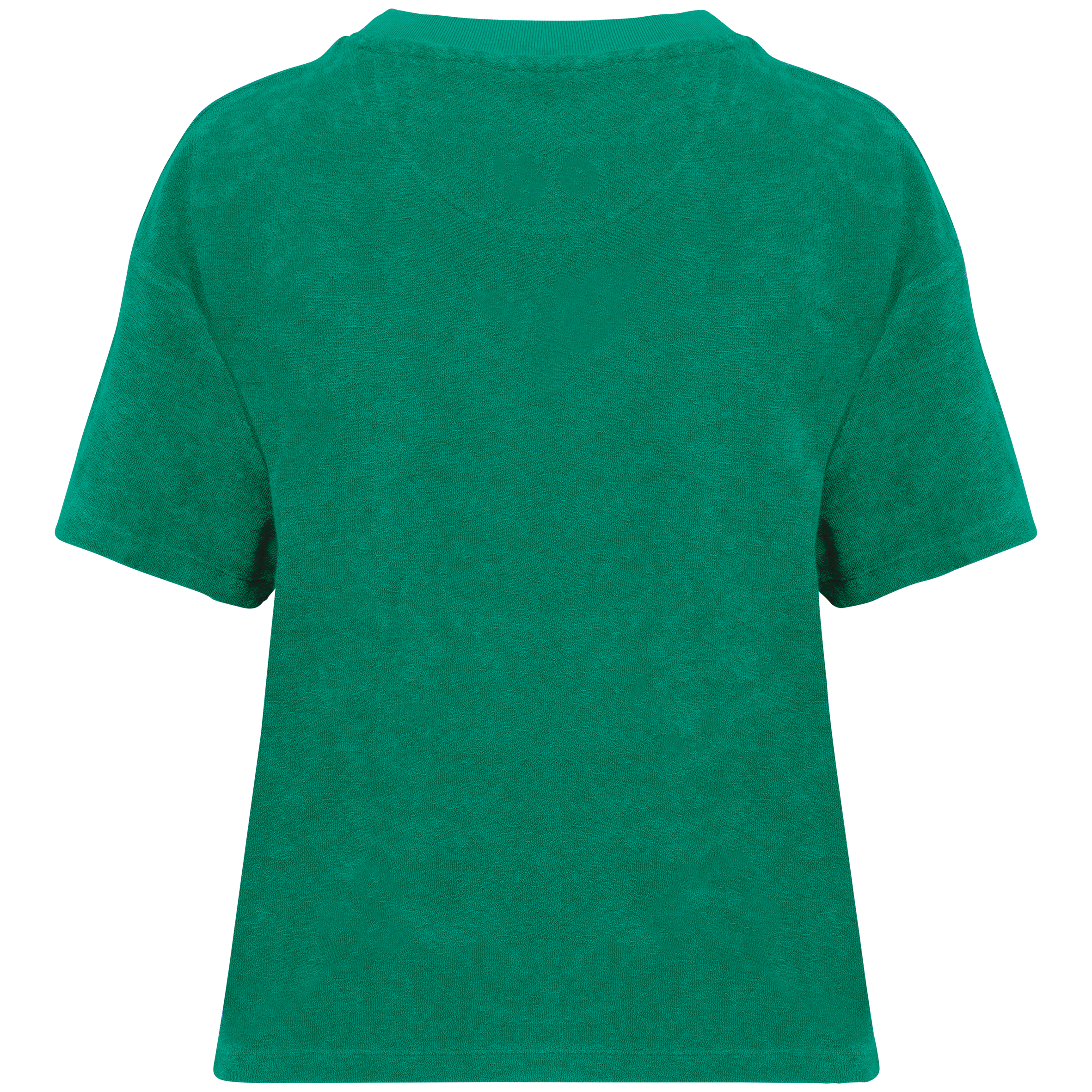 Umweltfreundliches Damen-T-Shirt aus Frottee Umweltfreundliches Damen-T-Shirt aus Frottee