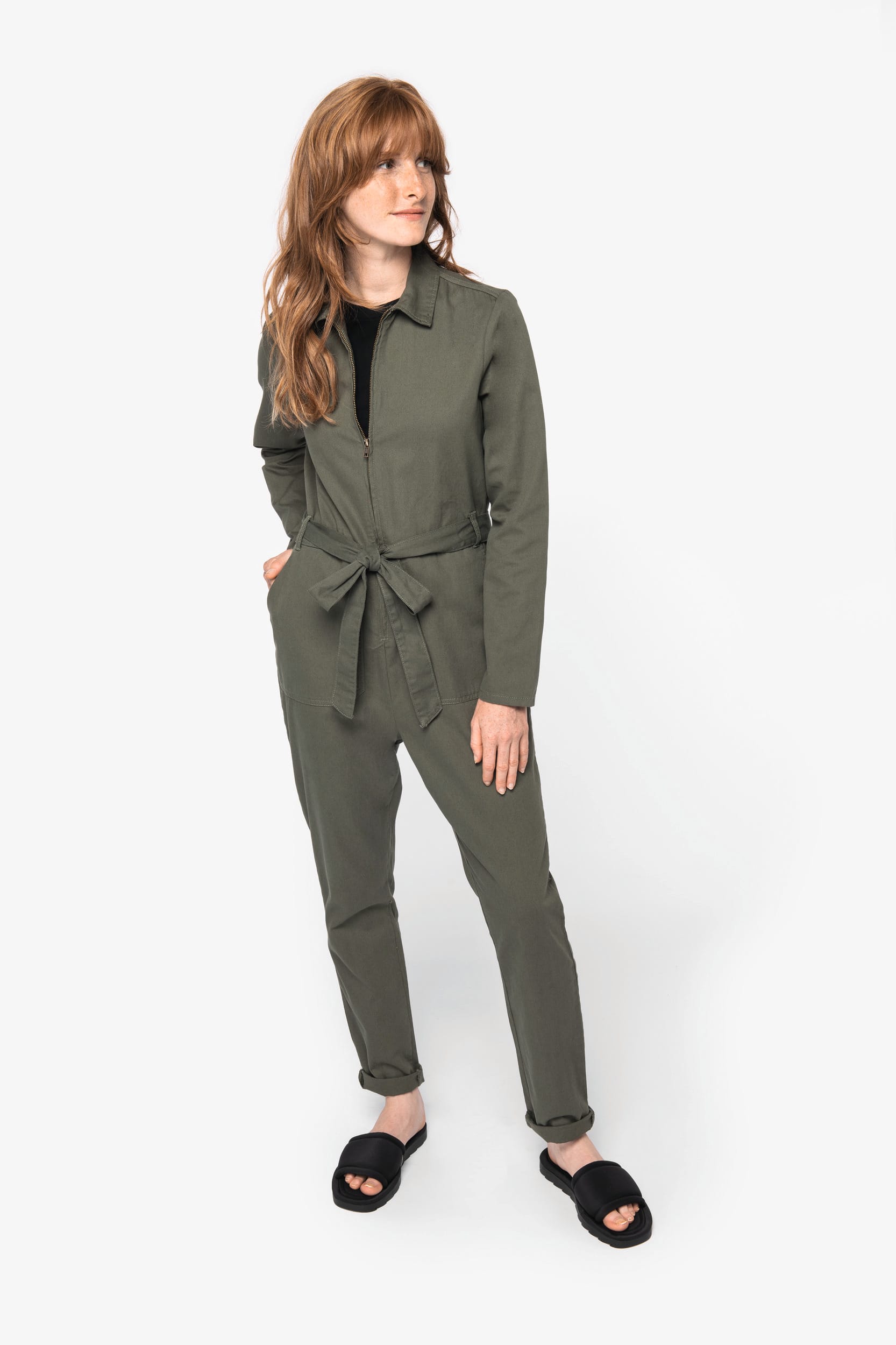 Umweltfreundlicher ausgewaschener Damen-Overall