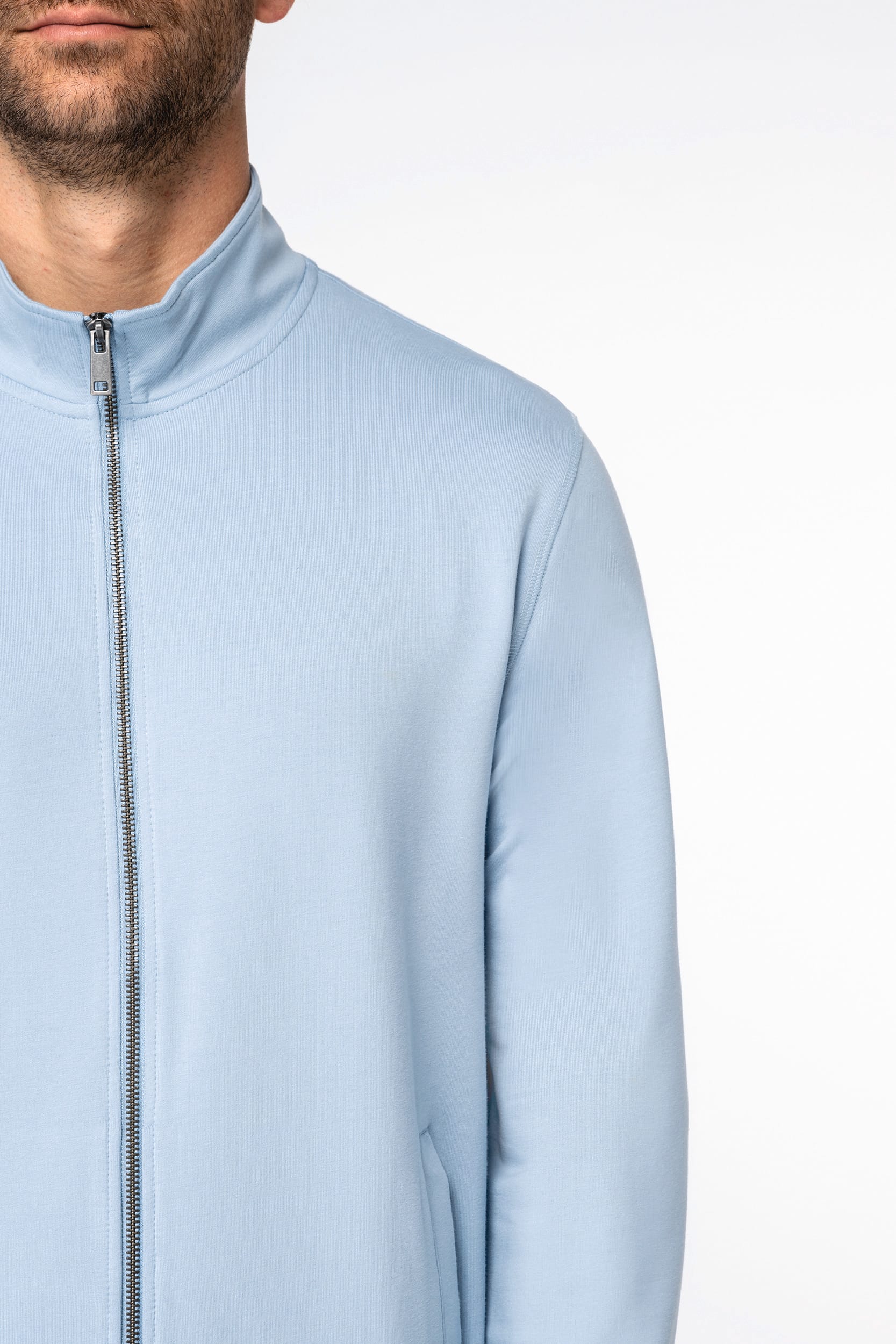 Herrenjacke mit hochgeschlossenem Kragen