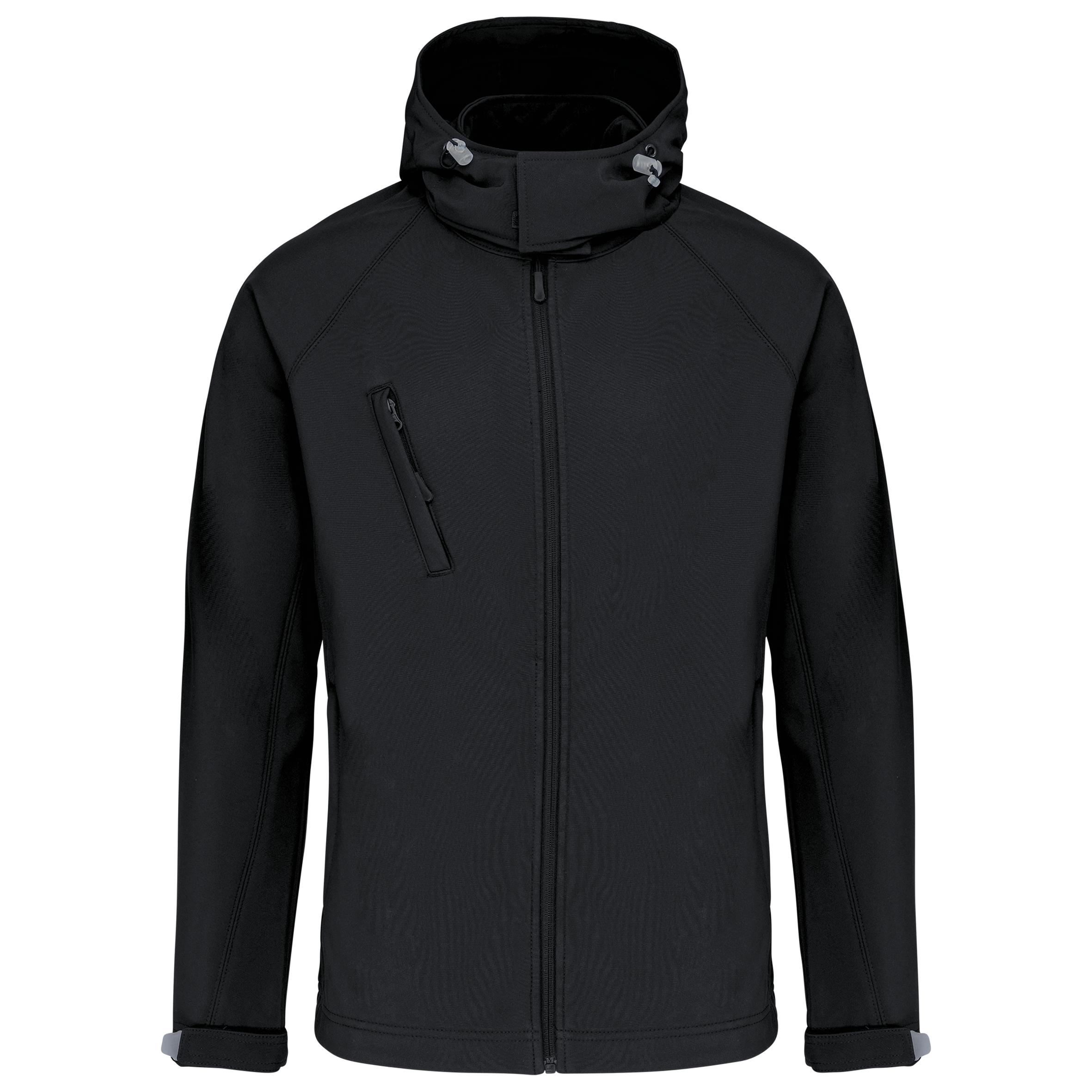 Herren Softshell-Jacke mit Abnehmbare Kapuze