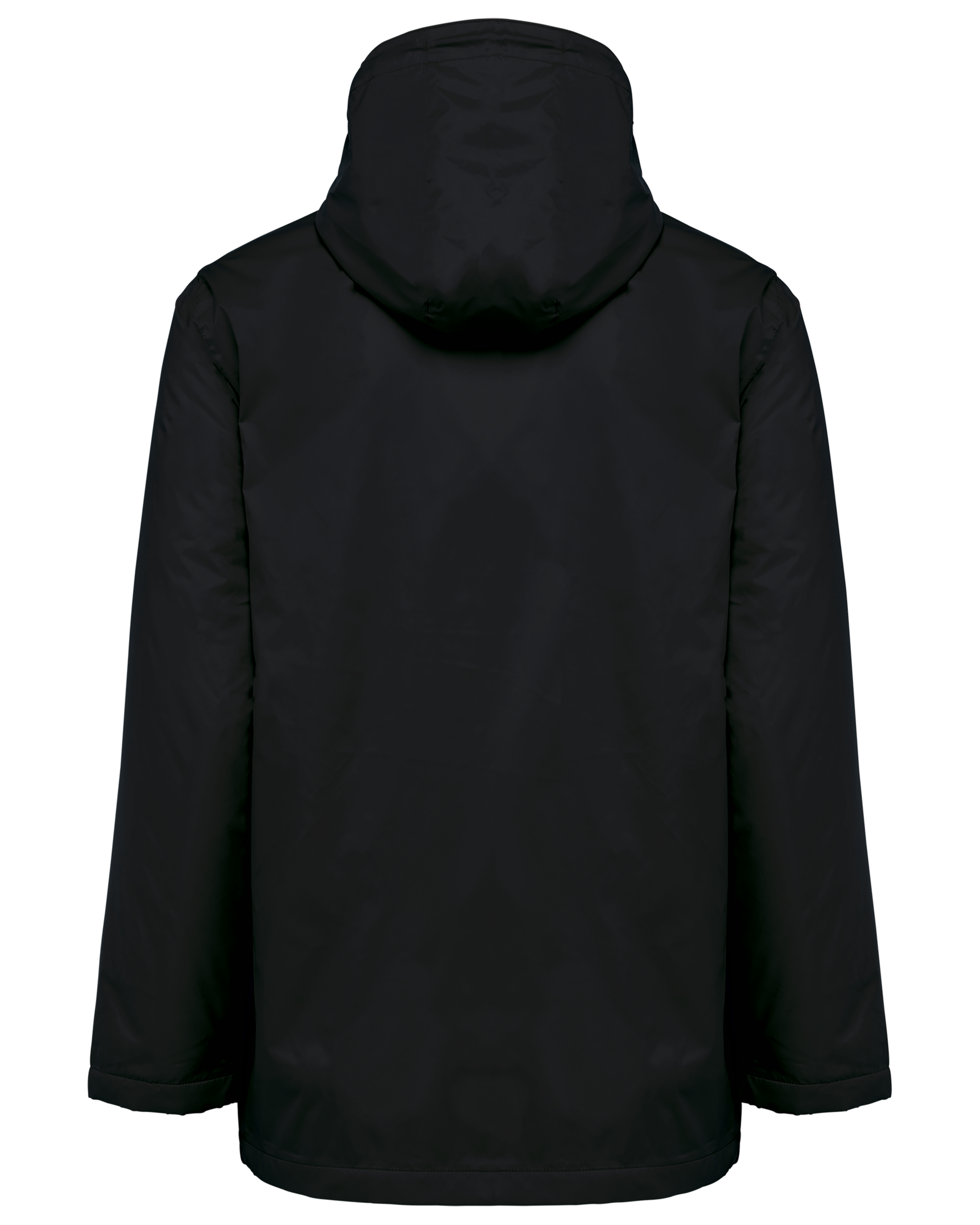 Gefütterte Unisex-Kapuzenjacke aus Mikrofleece