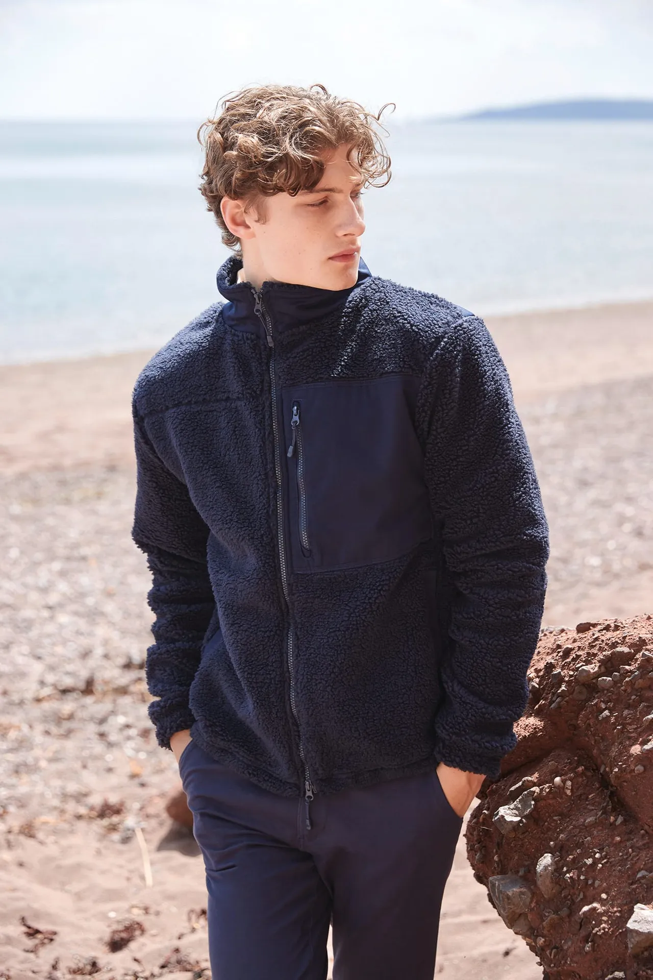 Recycelter Sherpa-Fleece