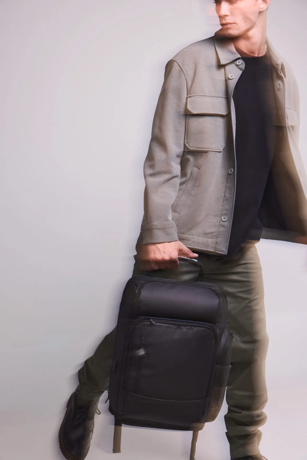 Rucksack mit Trägermaterial für Notebook