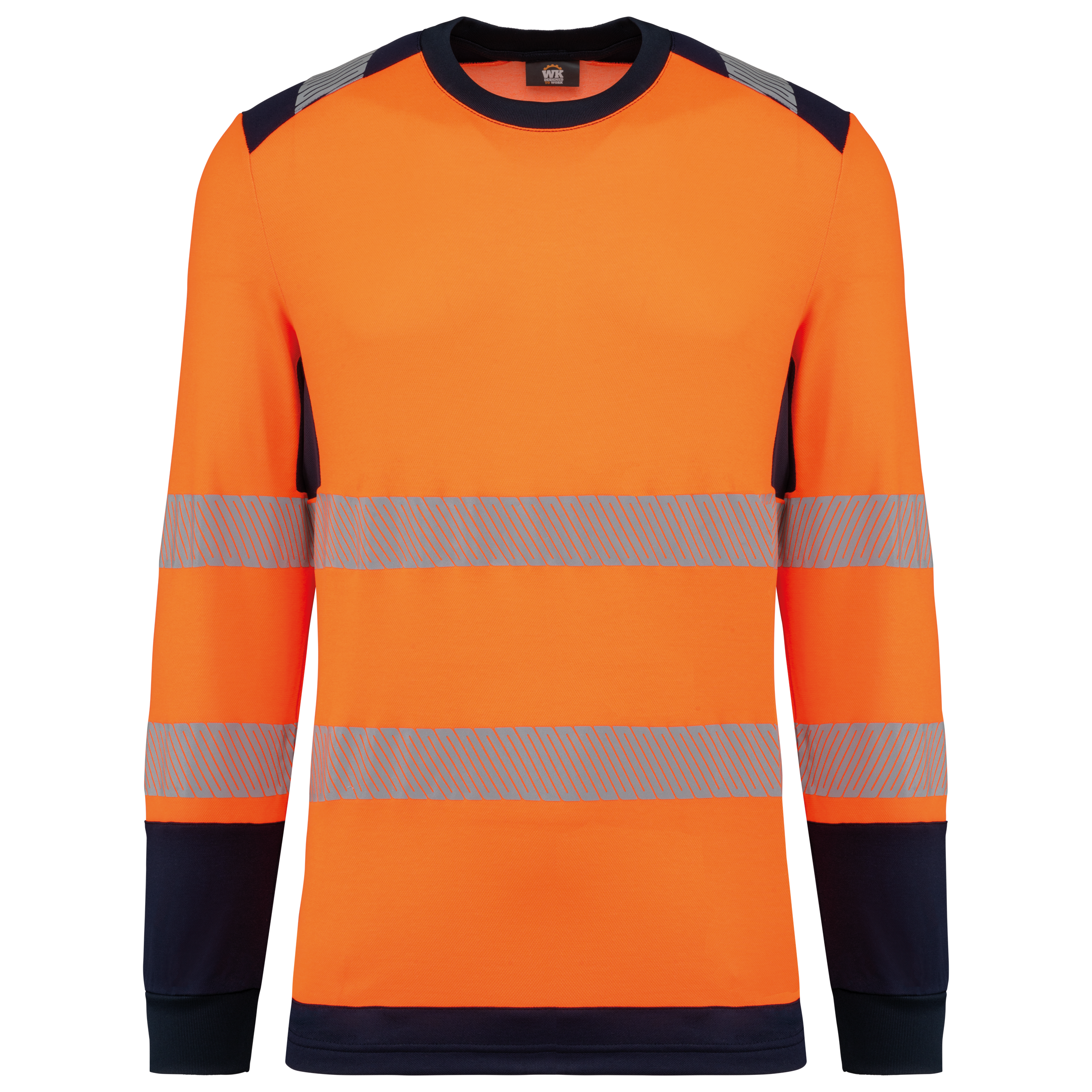 Recyceltes Sicherheits-T-Shirt mit langen Ärmeln