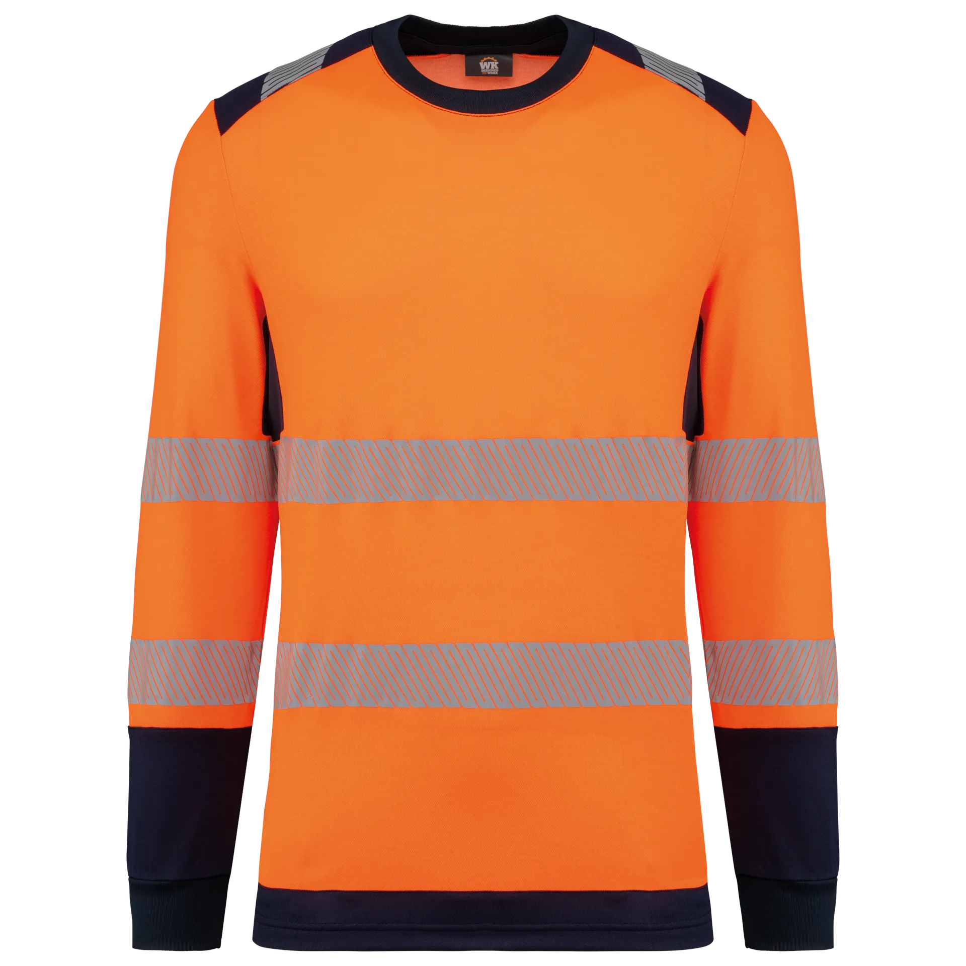 Recyceltes Sicherheits-T-Shirt mit langen Ärmeln