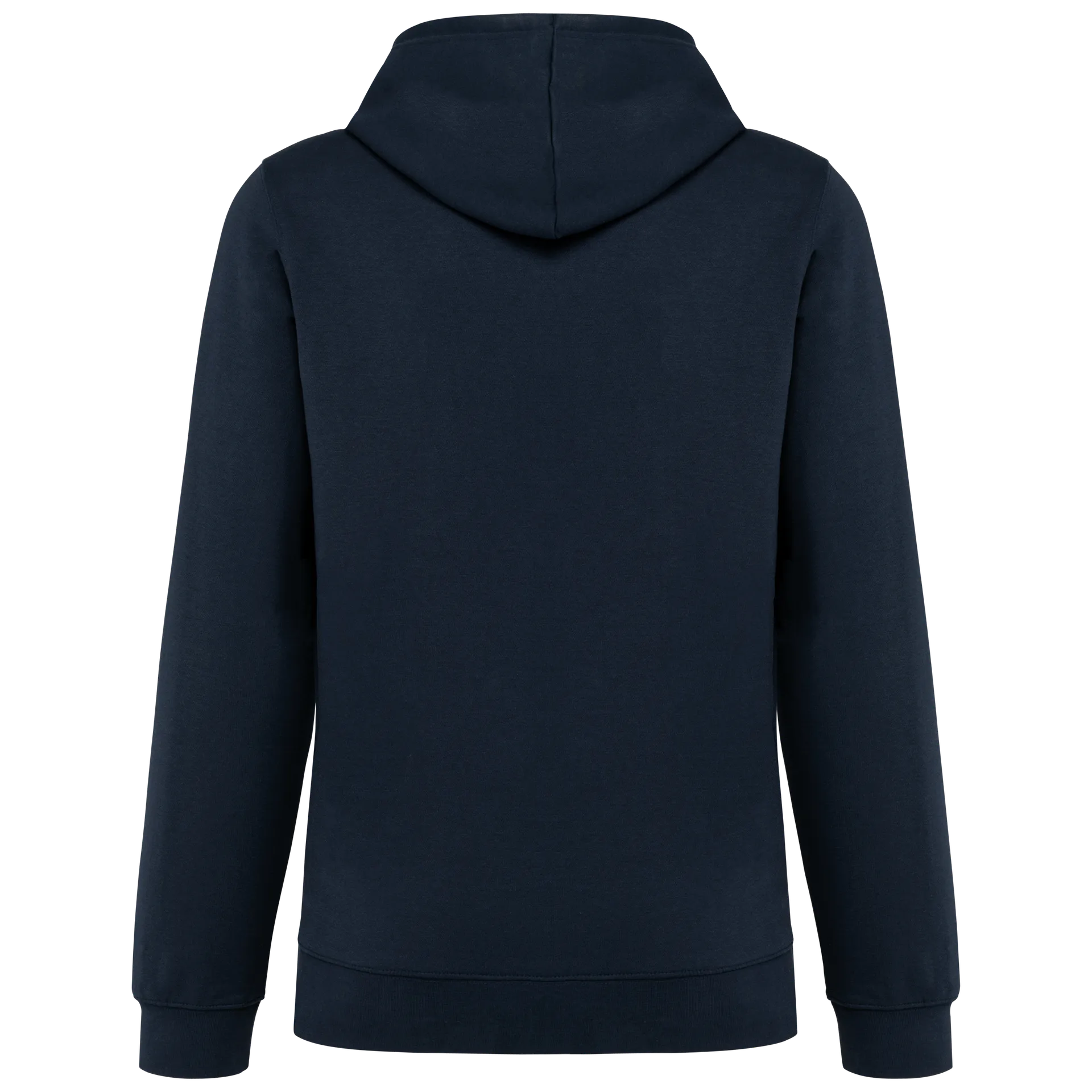 Unisex-Kapuzensweatshirt mit kontrastfarbener Kapuze und Motiven