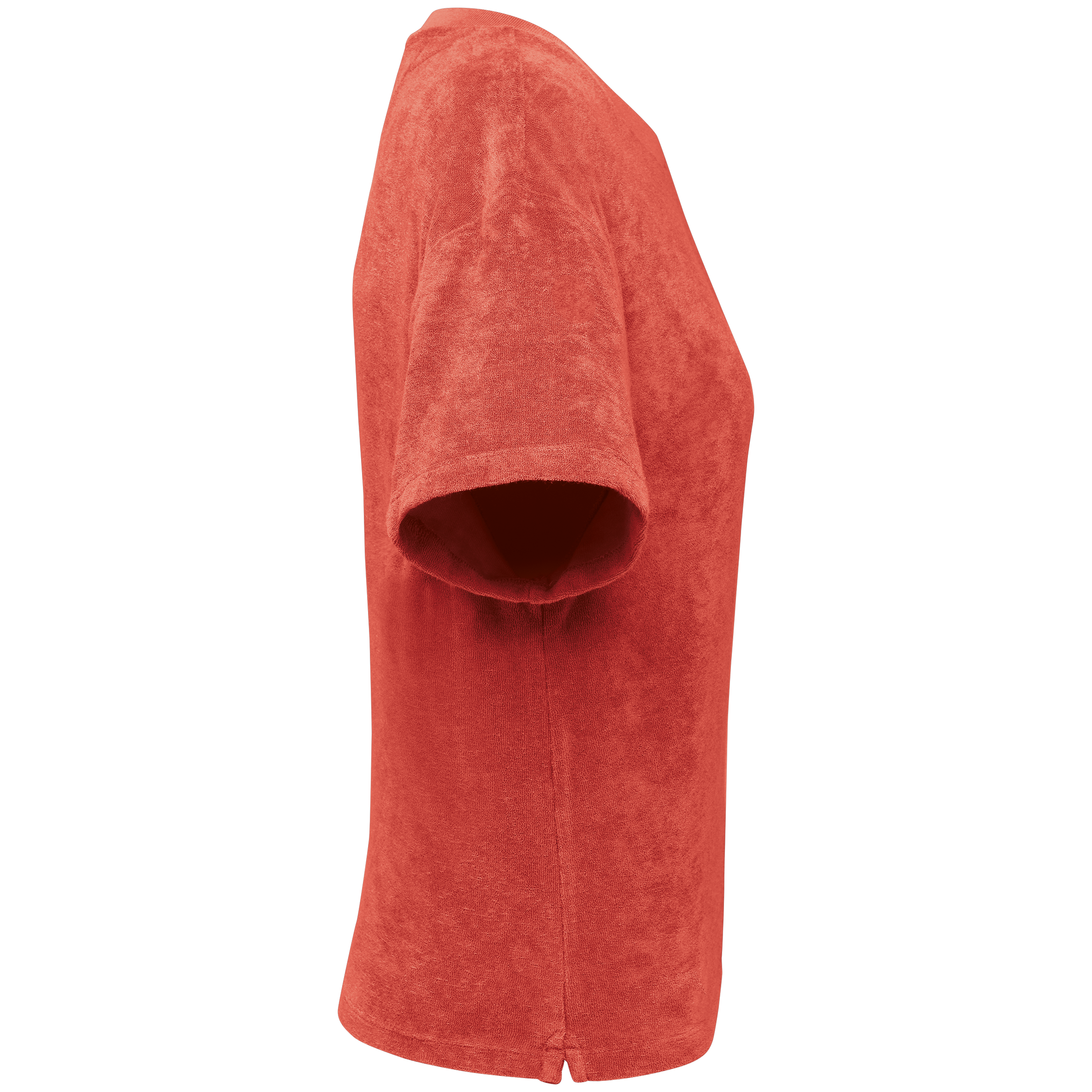 Umweltfreundliches Damen-T-Shirt aus Frottee