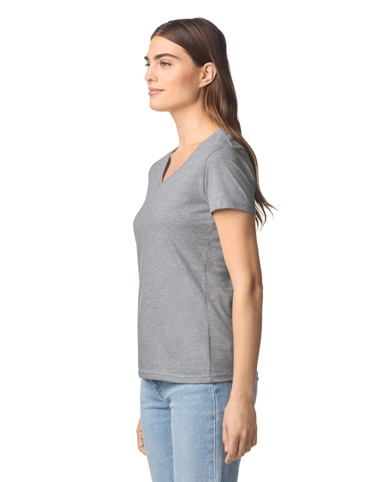 Softstyle Fitted Ladies' V-Neck T-Shirt