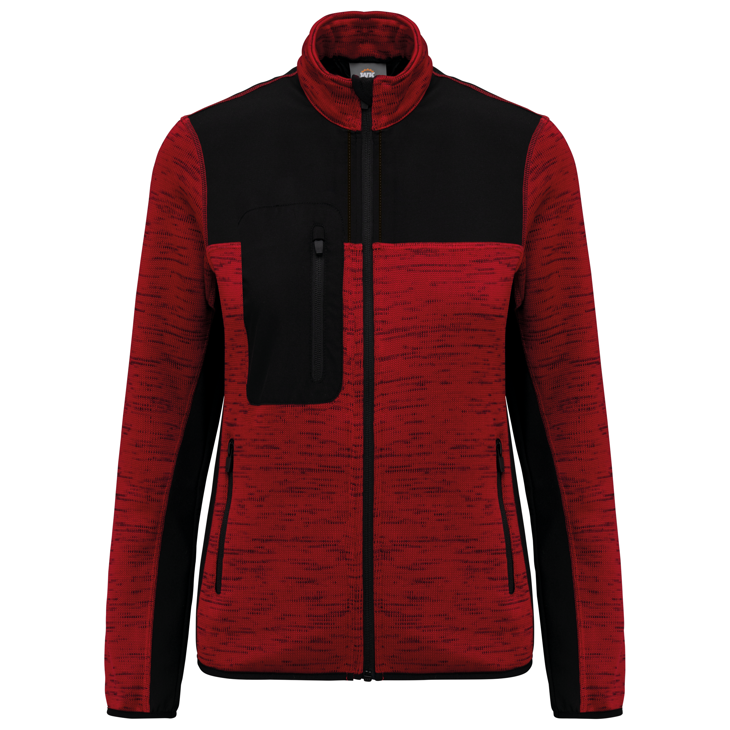 Recycelte Jacke aus Polyestertrikot für Damen