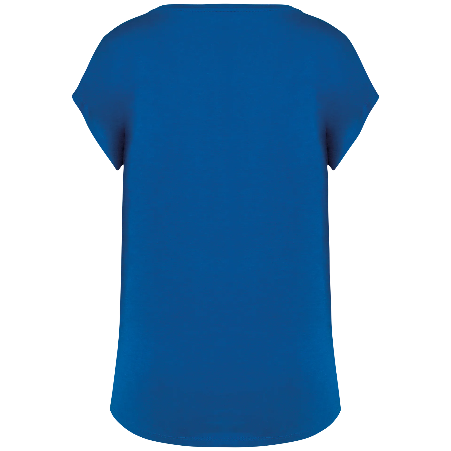 Umweltfreundliches Loose Damen-T-Shirt mit V-Ausschnitt