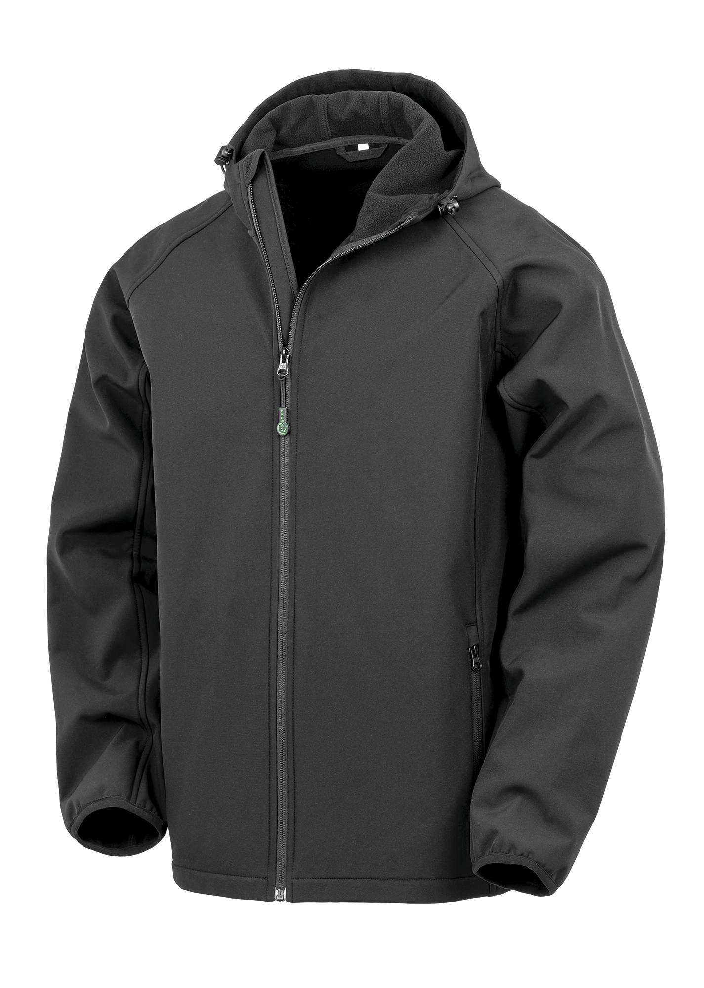 Recycelte 3-Lagen-Softshelljacke für Herren mit Kapuze