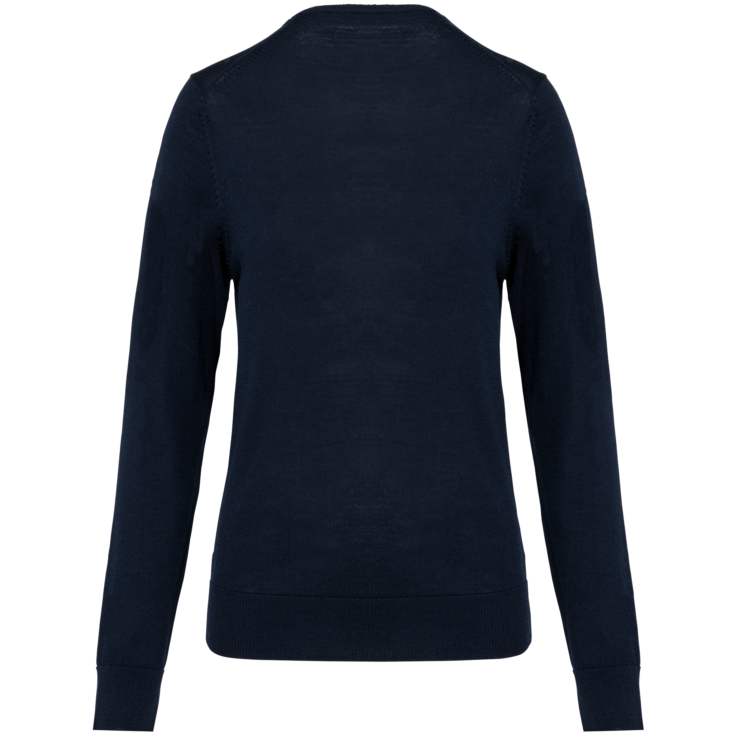 Merino-Damenpullover mit V-Ausschnitt