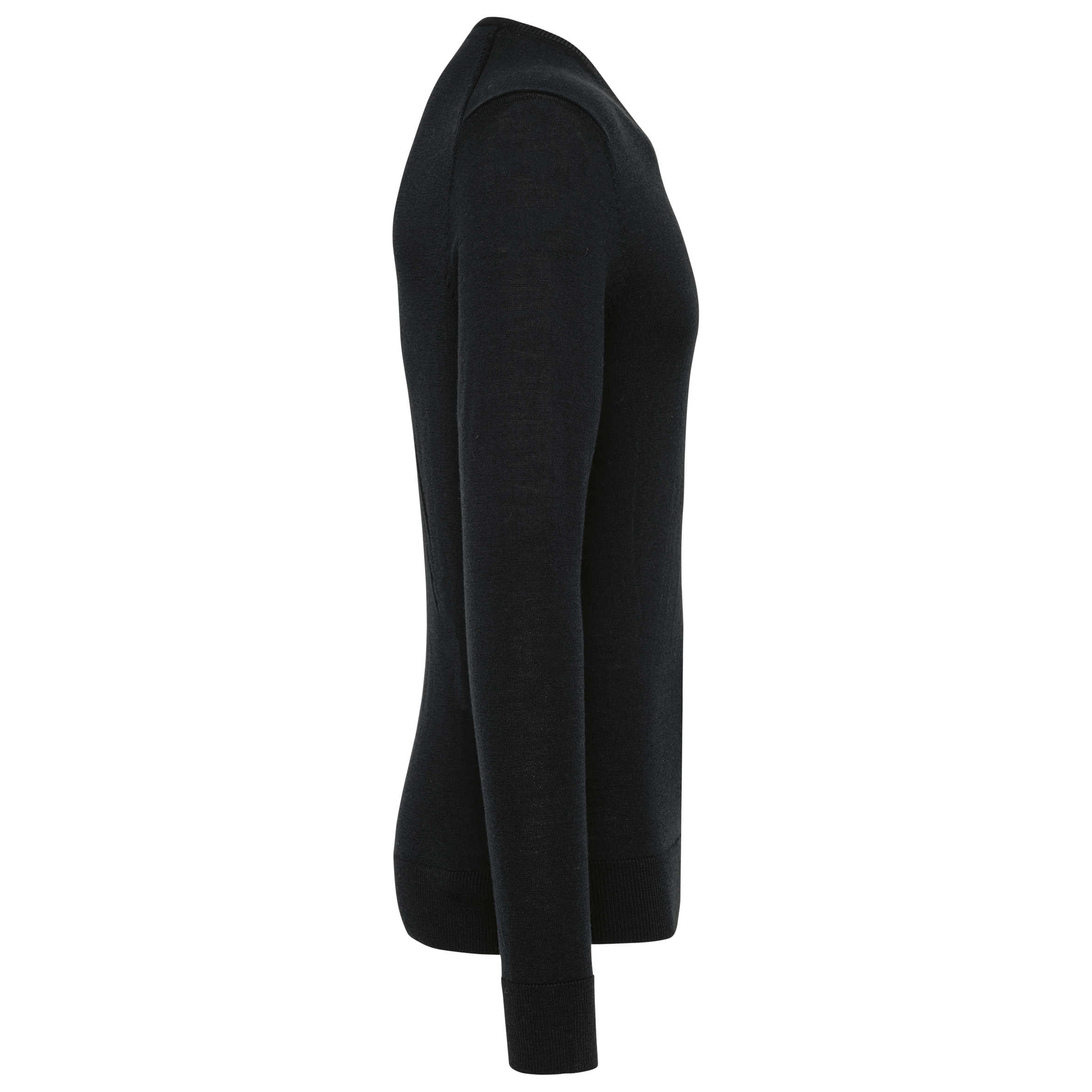 Merino-Herrenpullover mit V-Ausschnitt
