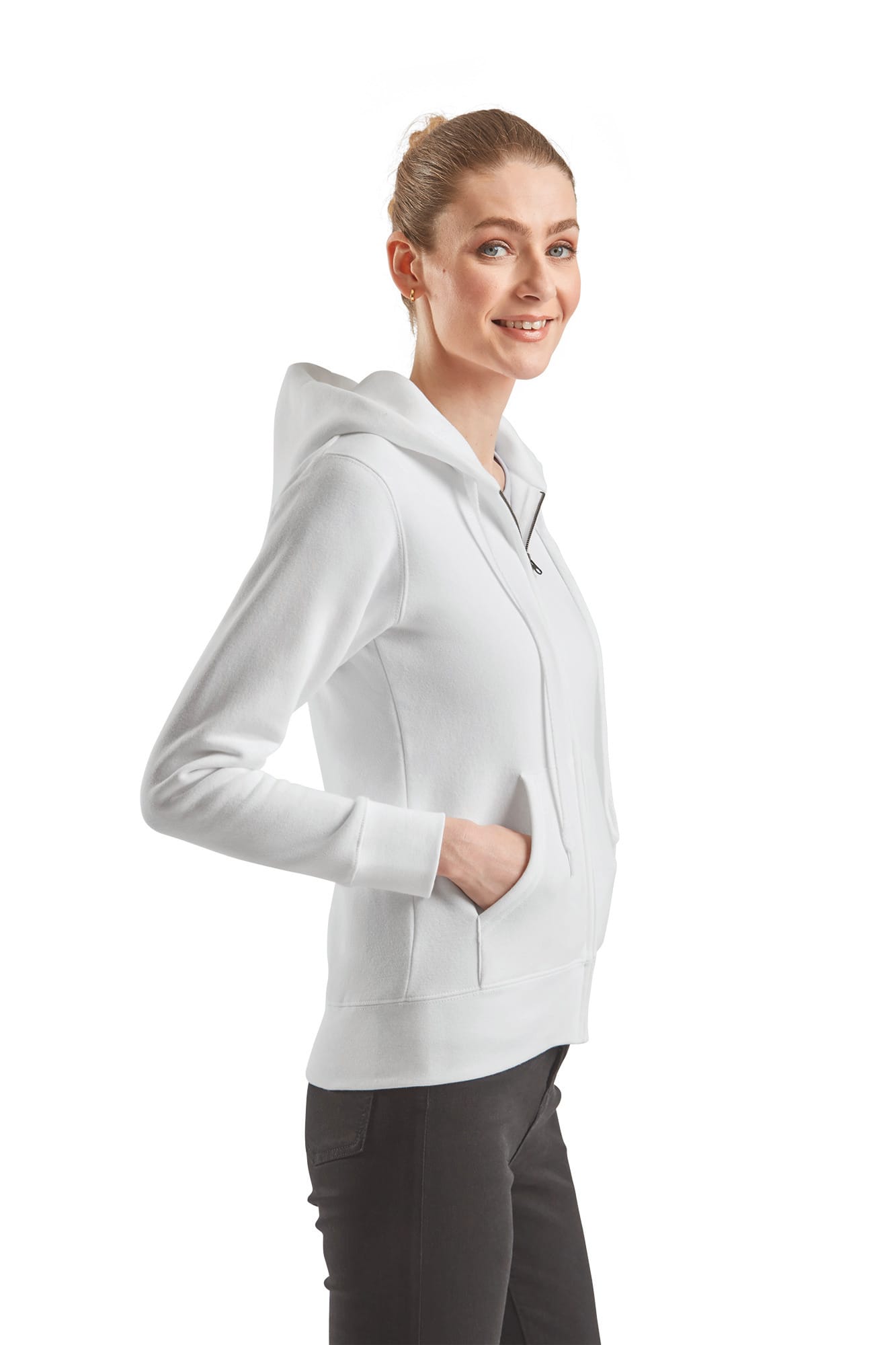 Lady-fit Premium Hooded Sweat Jacket (62-118-0)