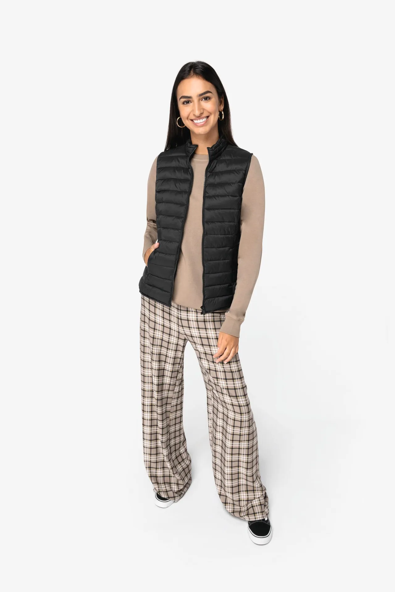 Leichter umweltfreundlicher Bodywarmer für Damen