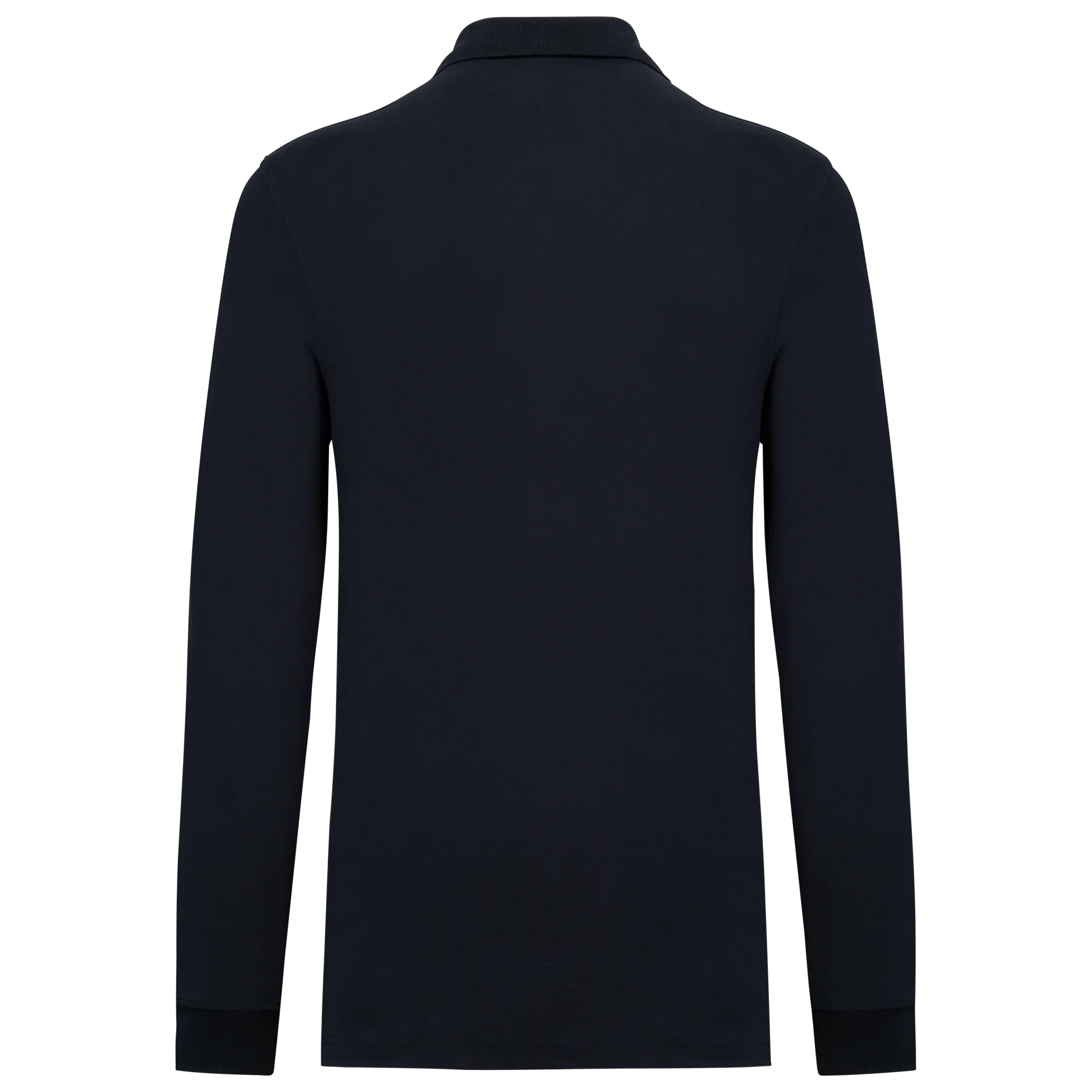 Herren Piqué-Polohemd lange Ärmel Bio-180