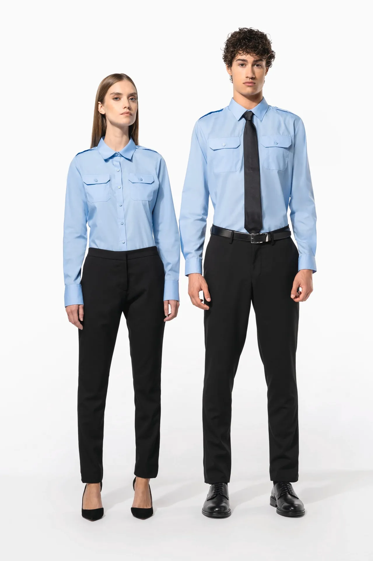 Langarm-Pilotenhemd für Herren