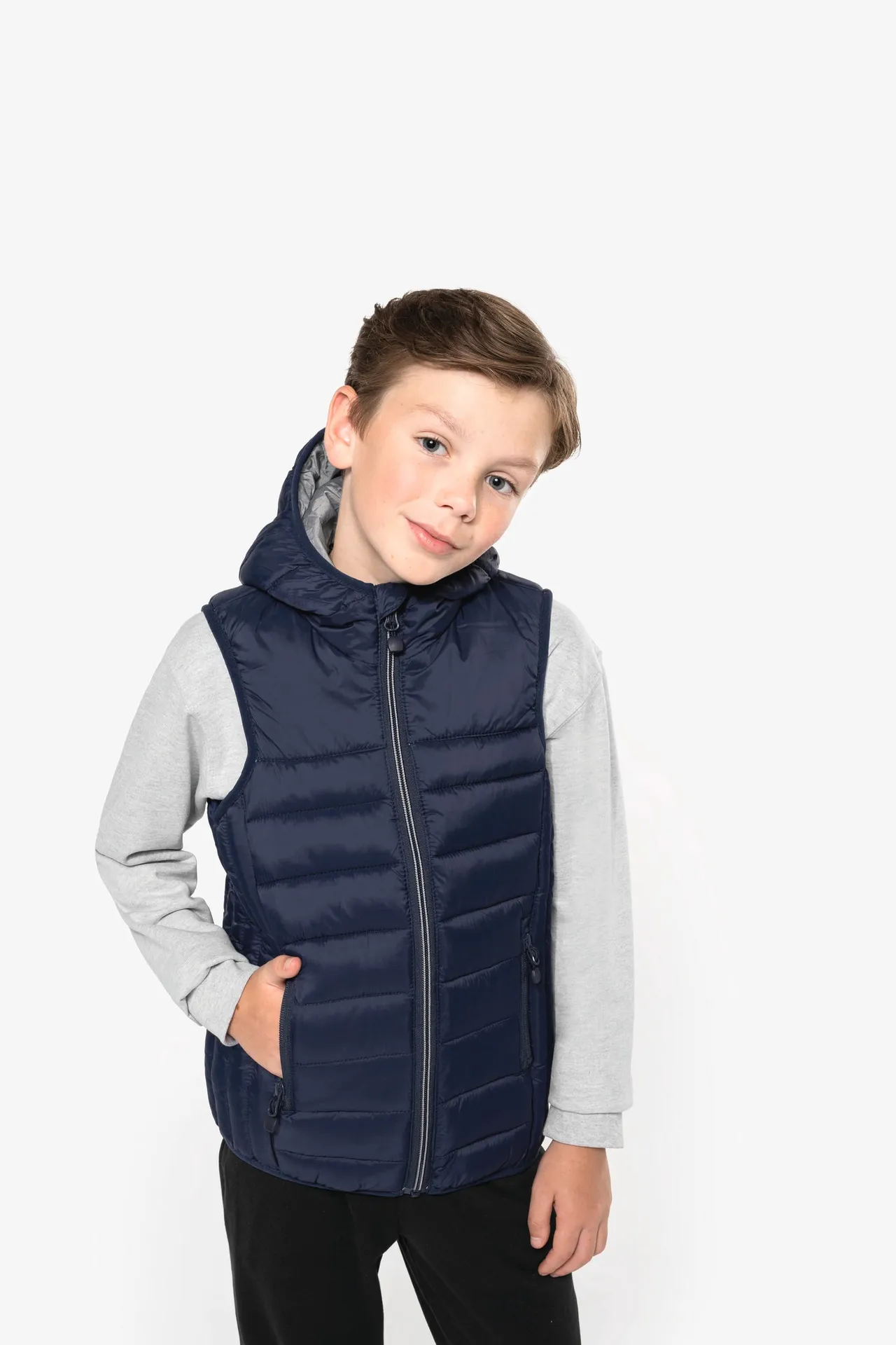 Bodywarmer mit Kapuze für Kinder