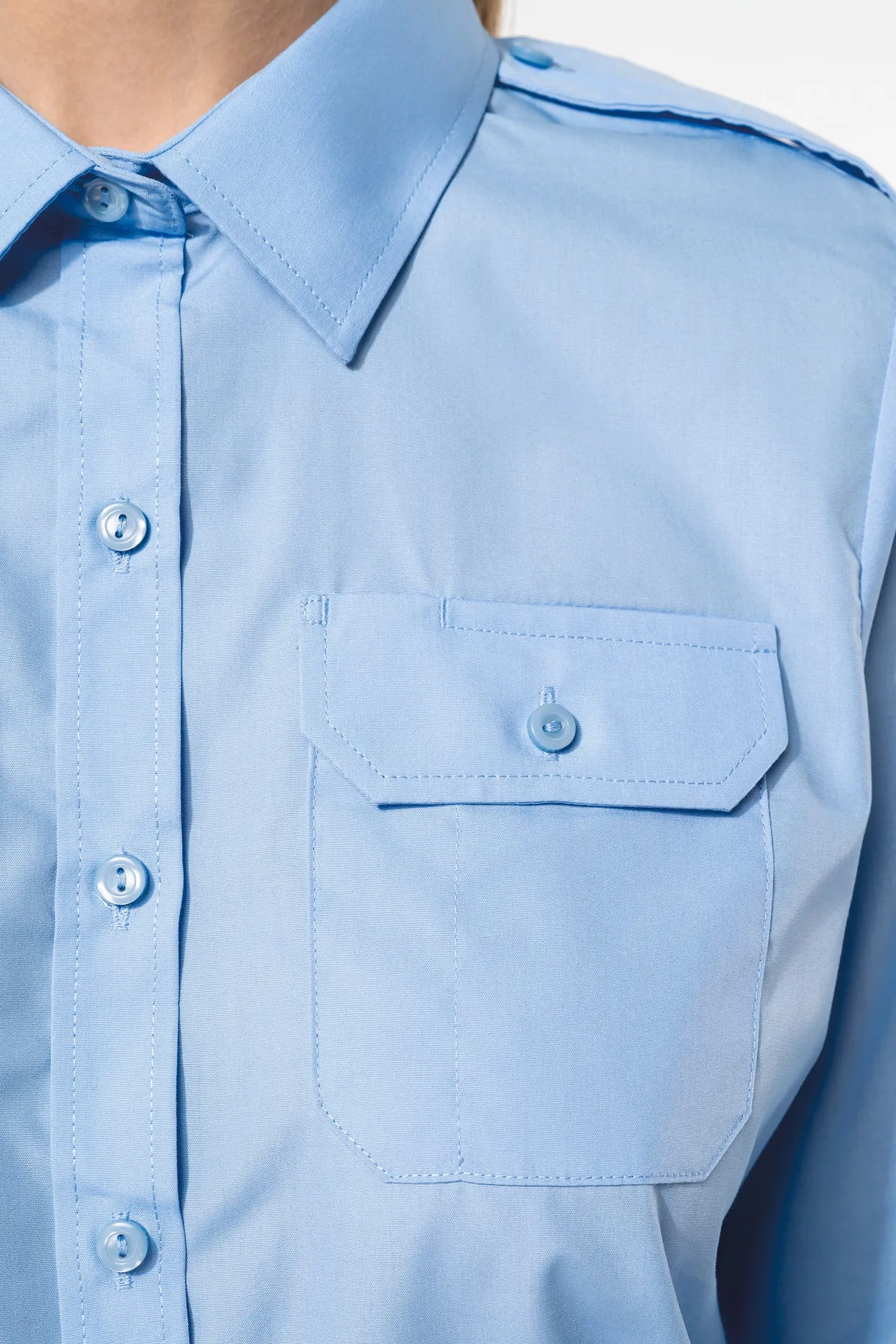 Langarm-Pilotenhemd für Damen