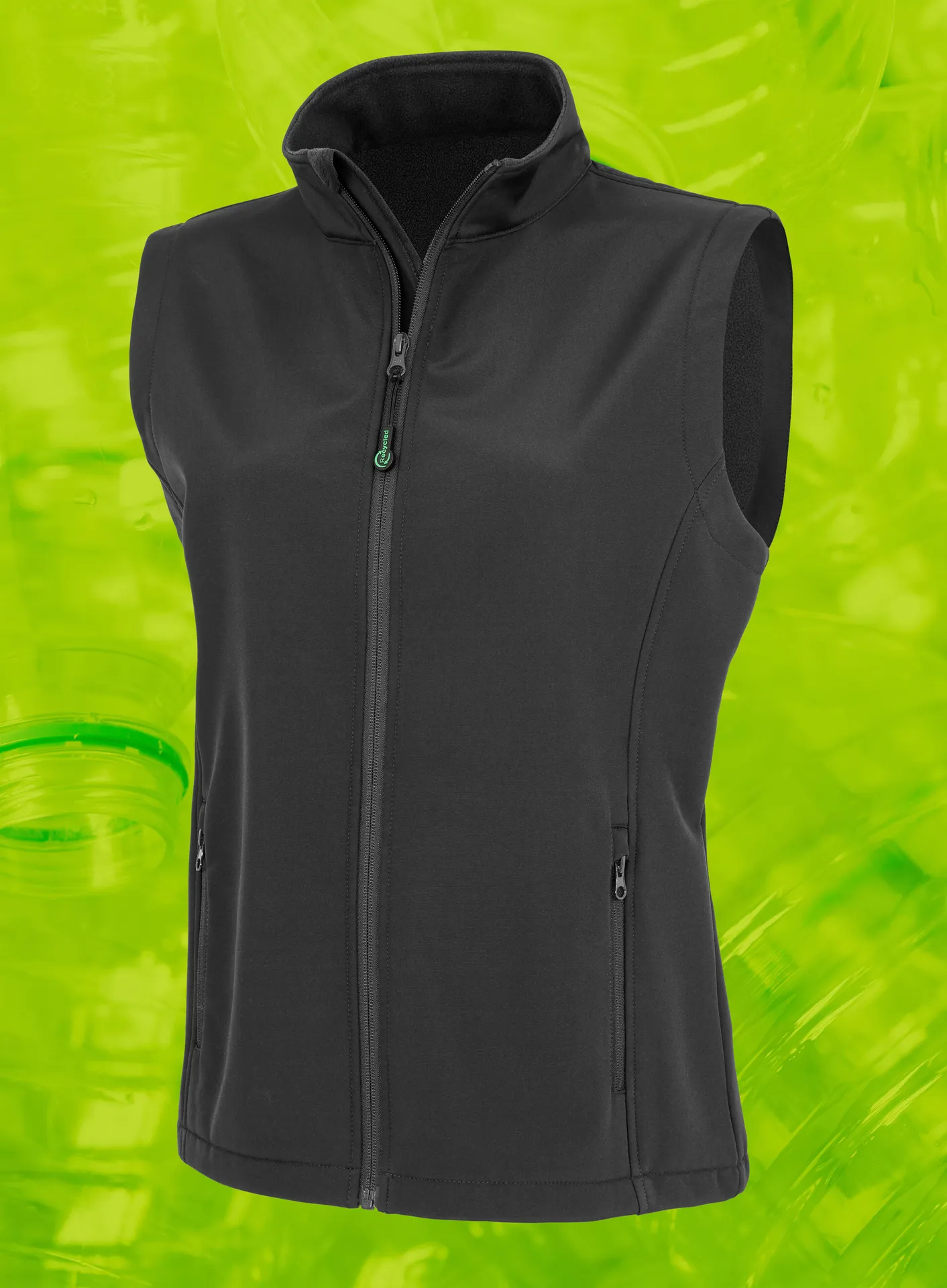 Recycelter Softshell-Bodywarmer für Damen