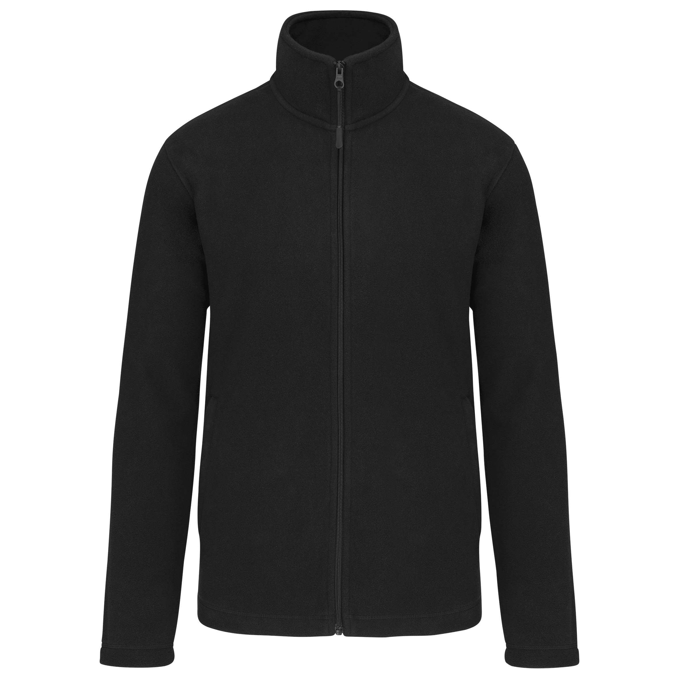 Mikrofleece-Jacke durchgehender Reißverschluss
