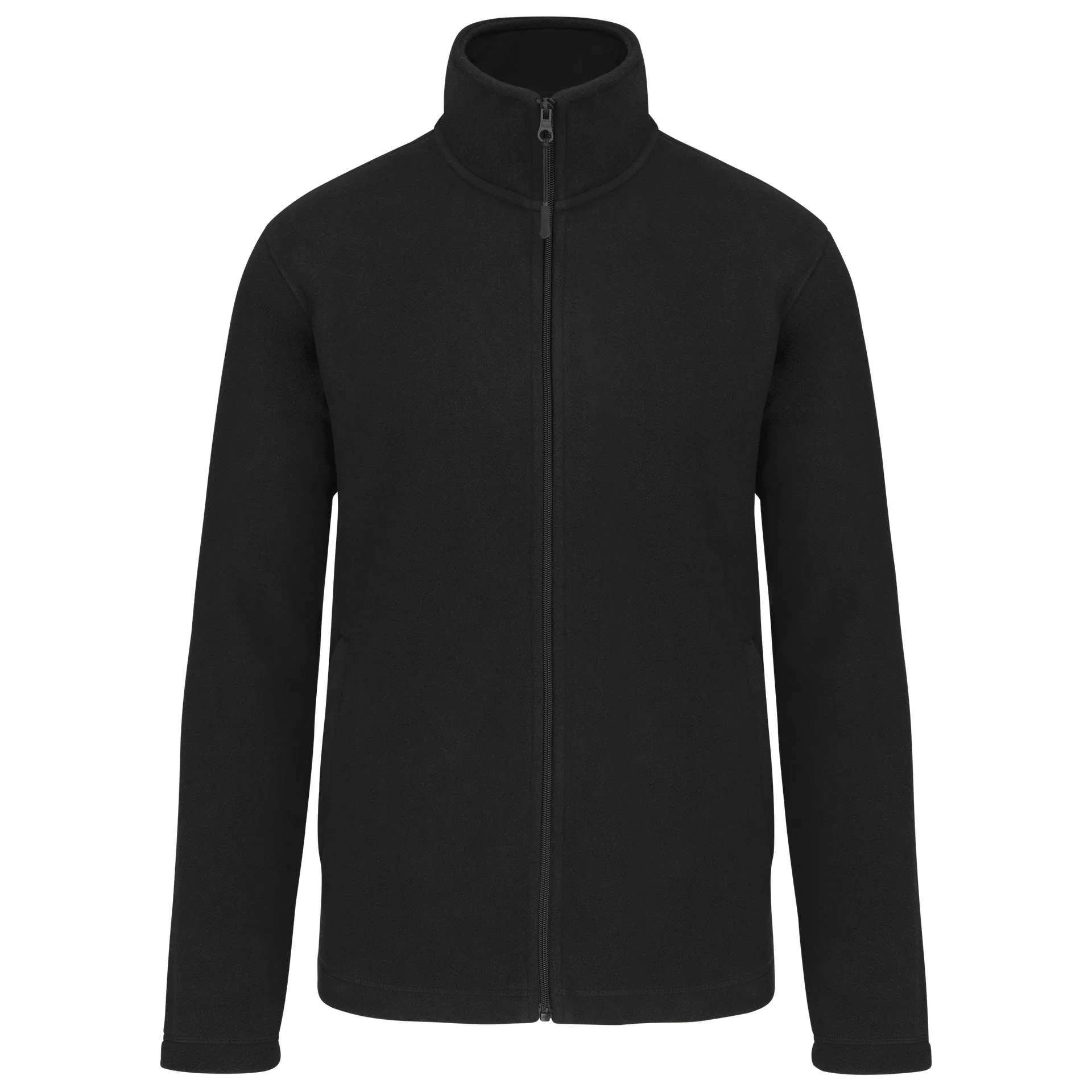 Mikrofleece-Jacke durchgehender Reißverschluss