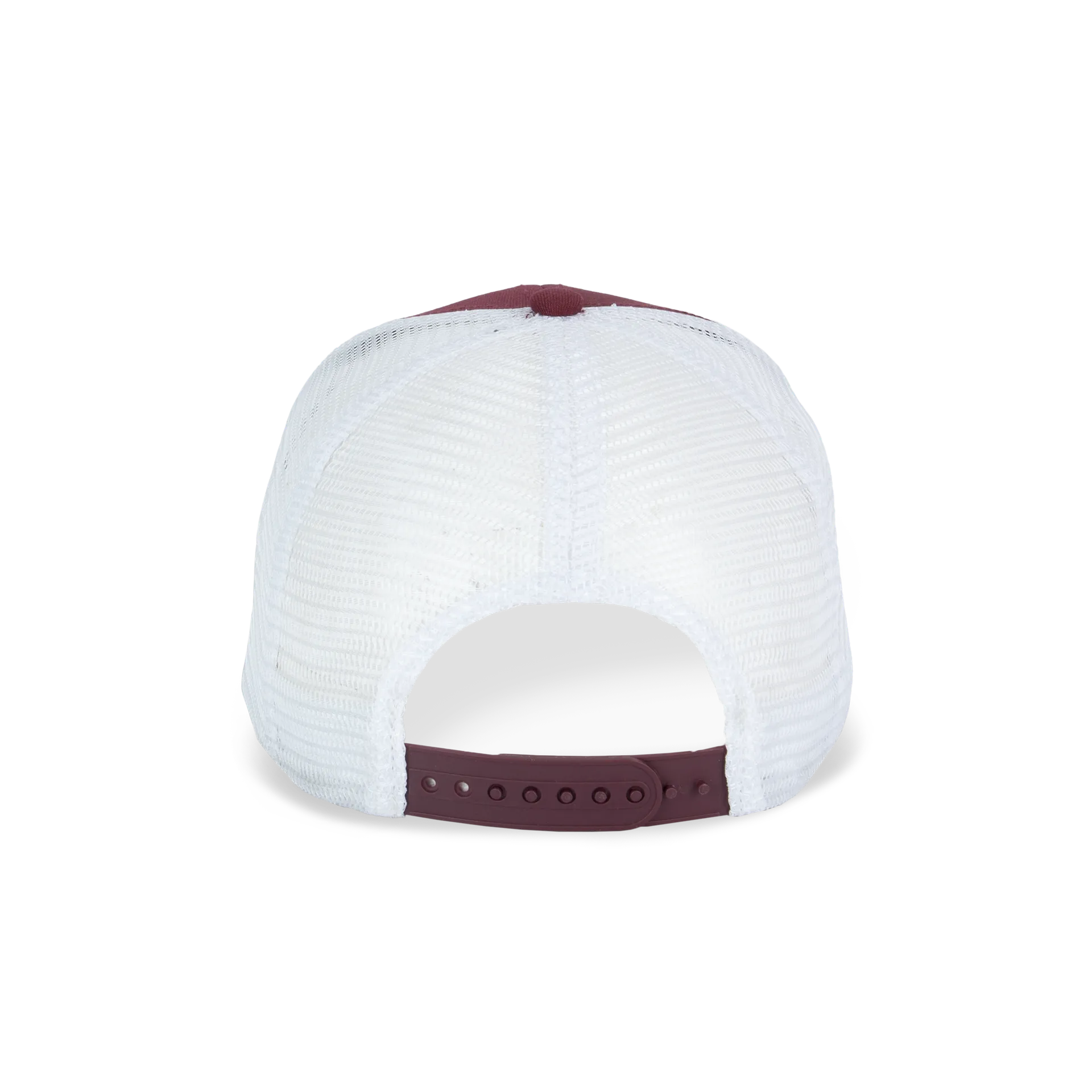 6 Panel Trucker mit kontrastfarbenen Nähten