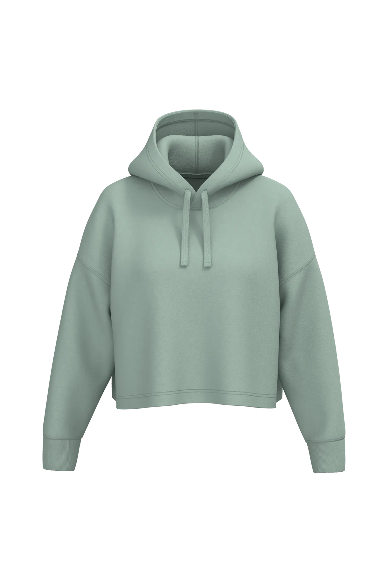 Damen Cropped-Sweatshirt mit Kapuze