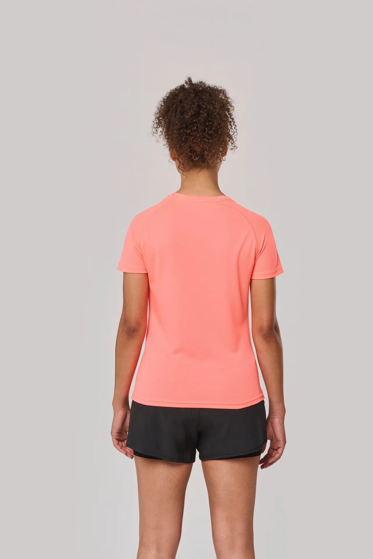 Damen Basic Sport Funktionsshirt Kurzarm