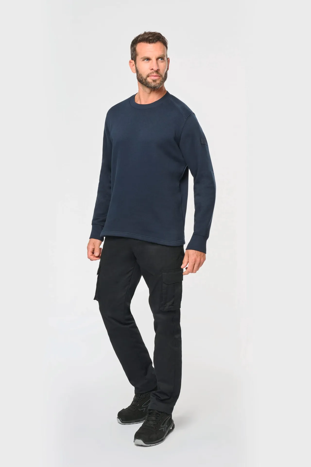 Sweatshirt mit Set-in-Ärmeln