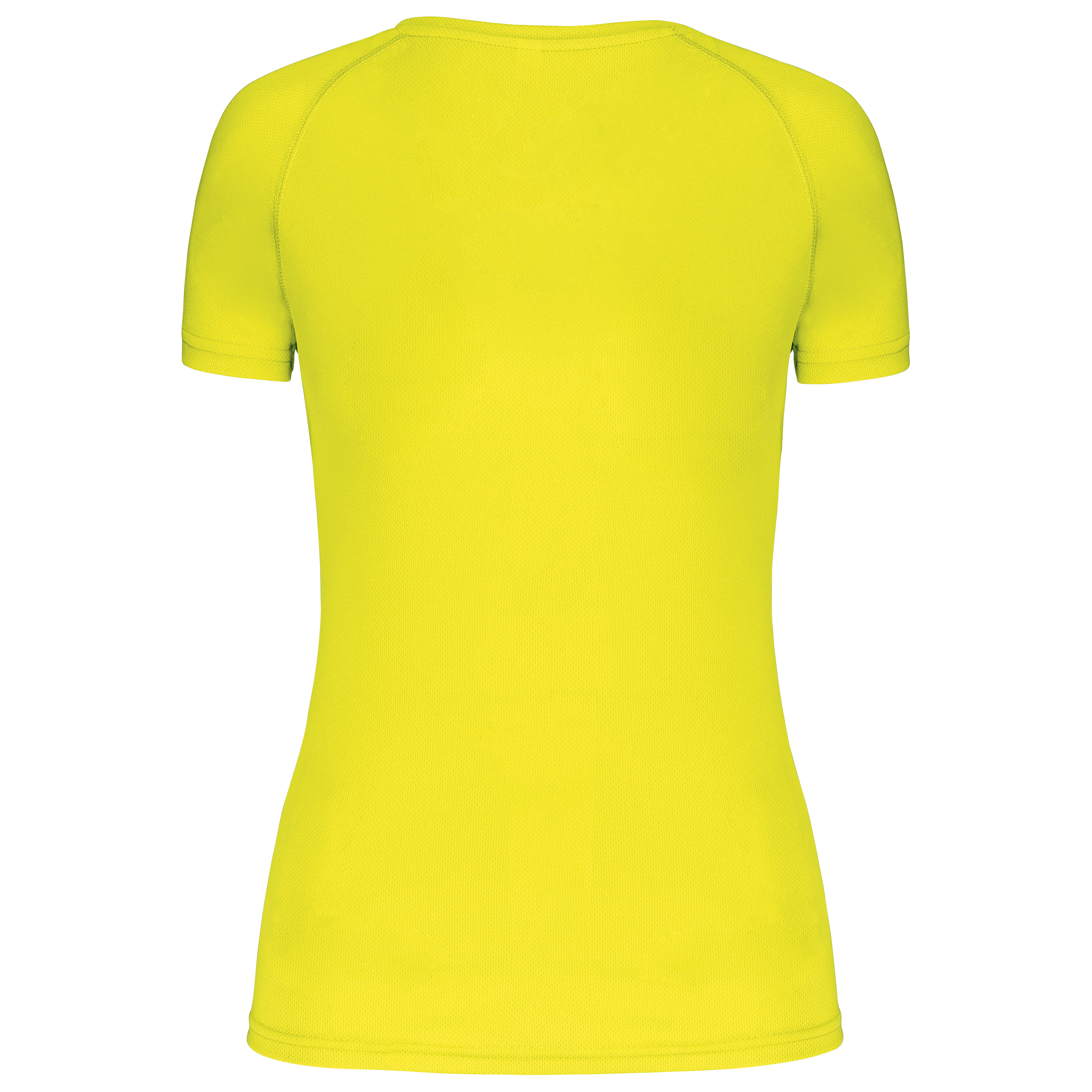 Damen Kurzarm-Sportshirt mit V-Ausschnitt