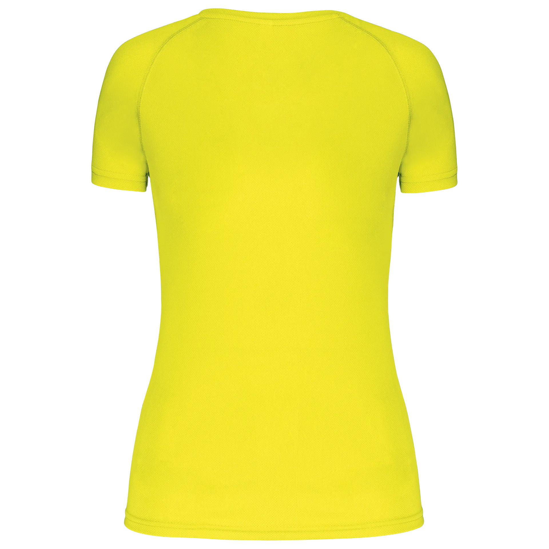 Damen Kurzarm-Sportshirt mit V-Ausschnitt
