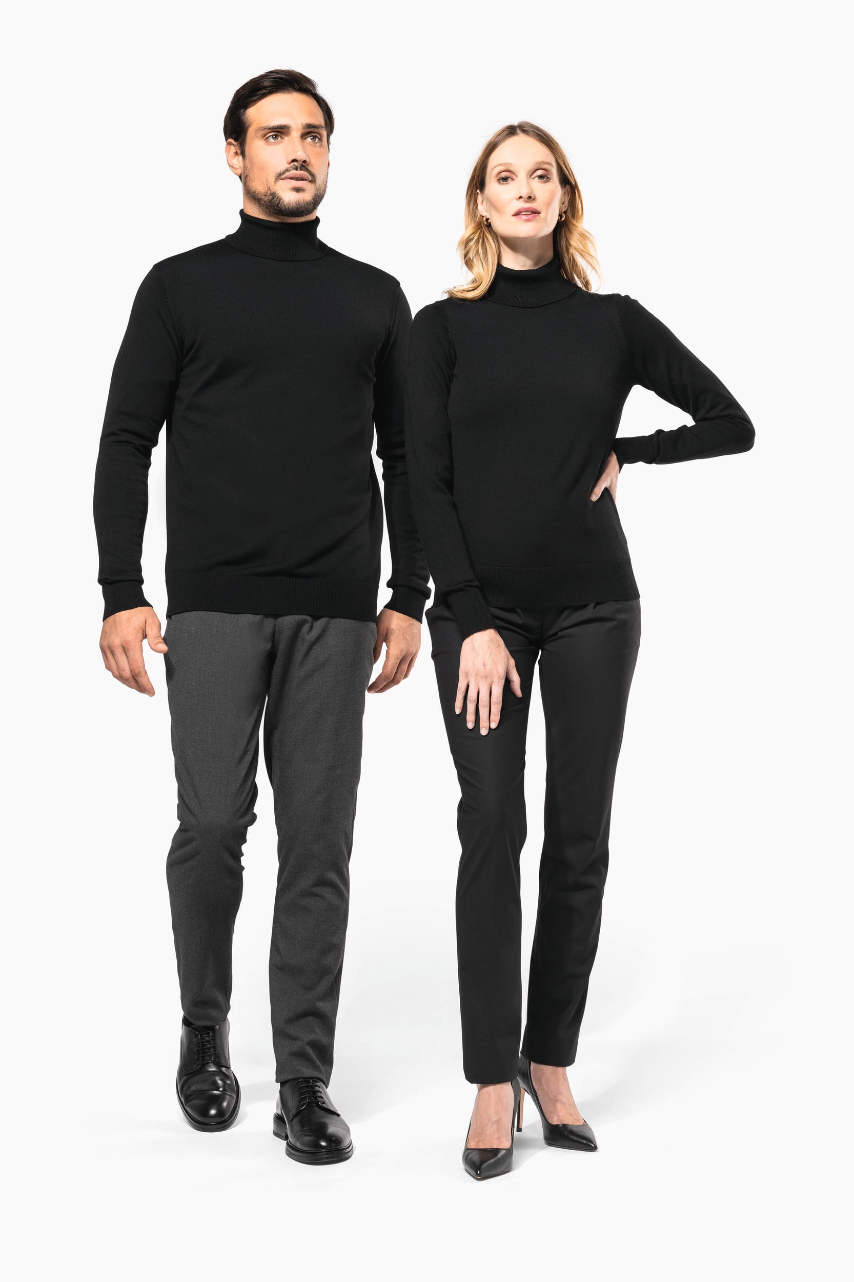 Merino-Herrenpullover mit Rollkragen