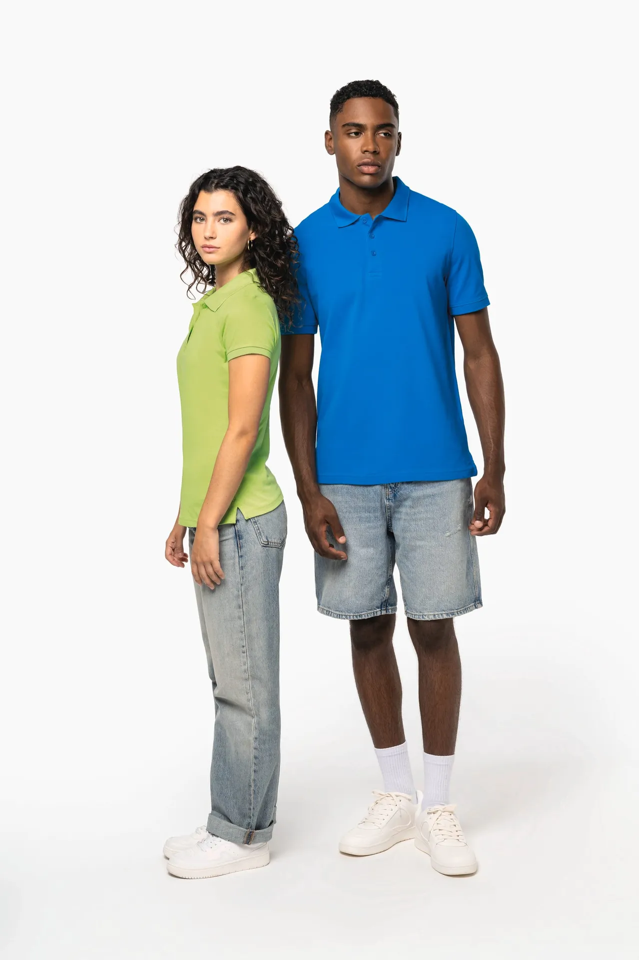 Damen Poloshirt aus Baumwollpiqué