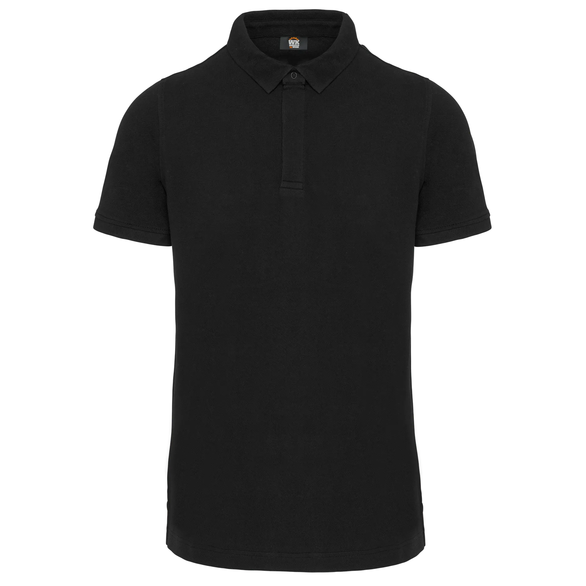 Kurzarm-Polohemd für Herren mit Druckknopfleiste am Kragen