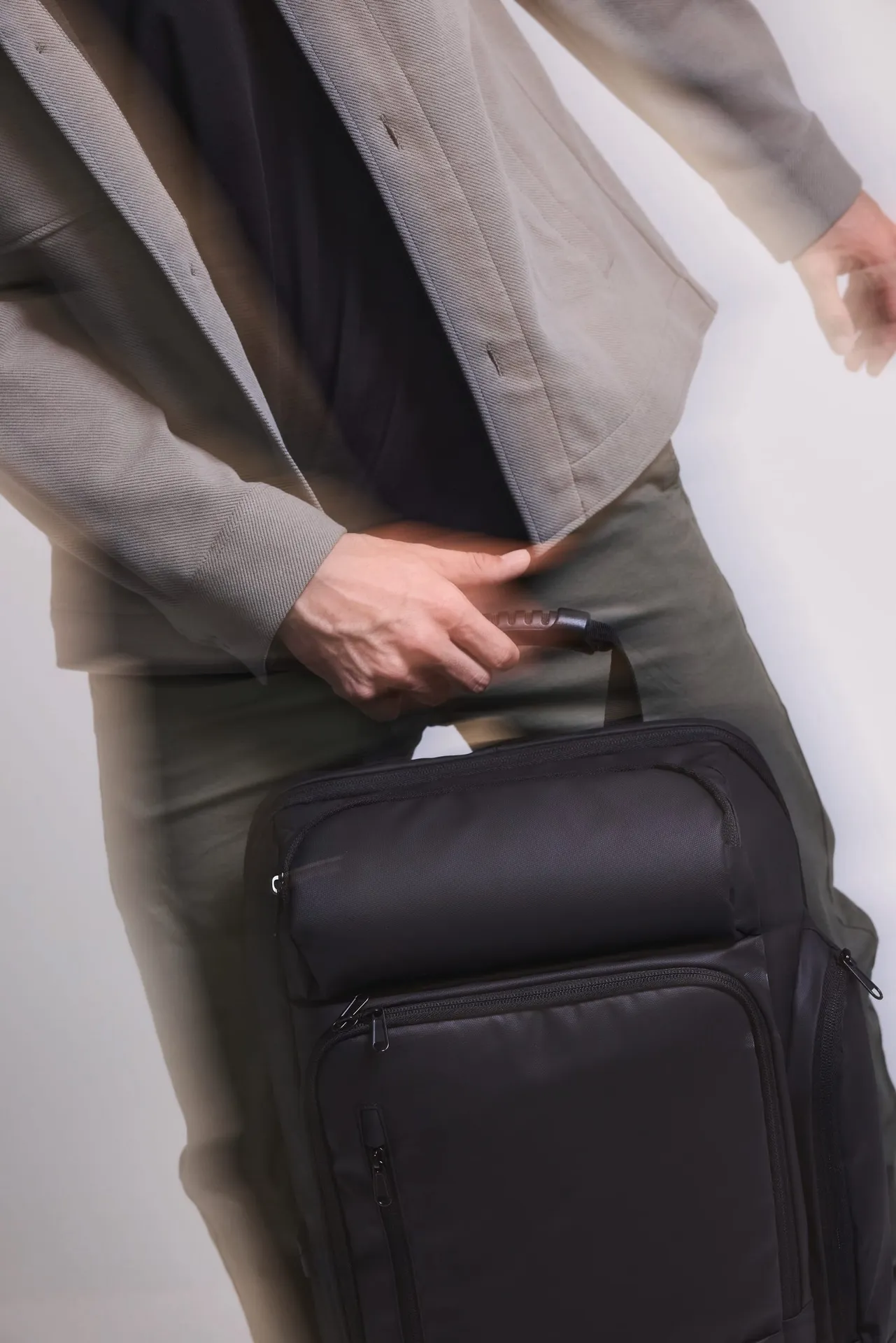 Rucksack mit Trägermaterial für Notebook