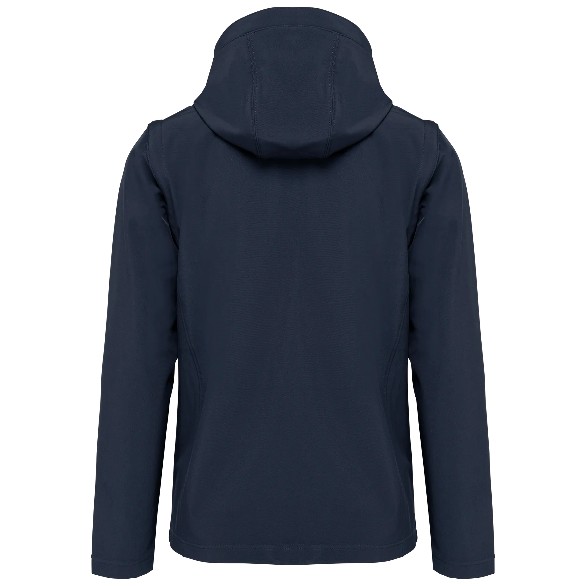 3-lagige Unisex-Softshell-Jacke mit Kapuze und abnehmbaren Ärmeln