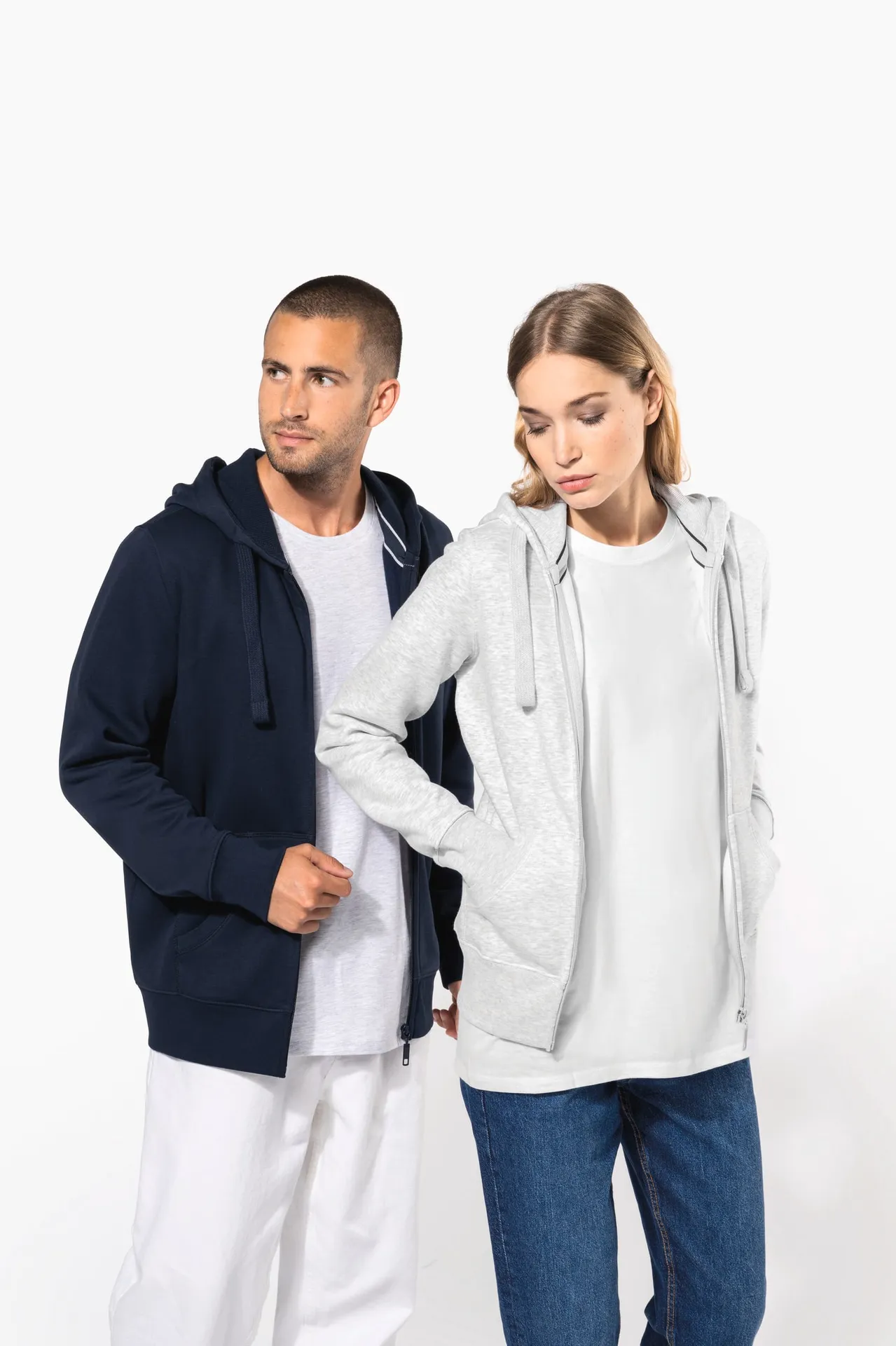 DAMEN KAPUZENSHIRT mit Reißververschluss