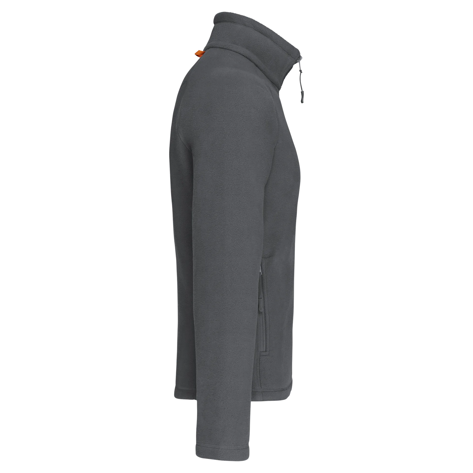 Mikrofleece-Jacke mit Reißverschluss Raglanärmel für Herren