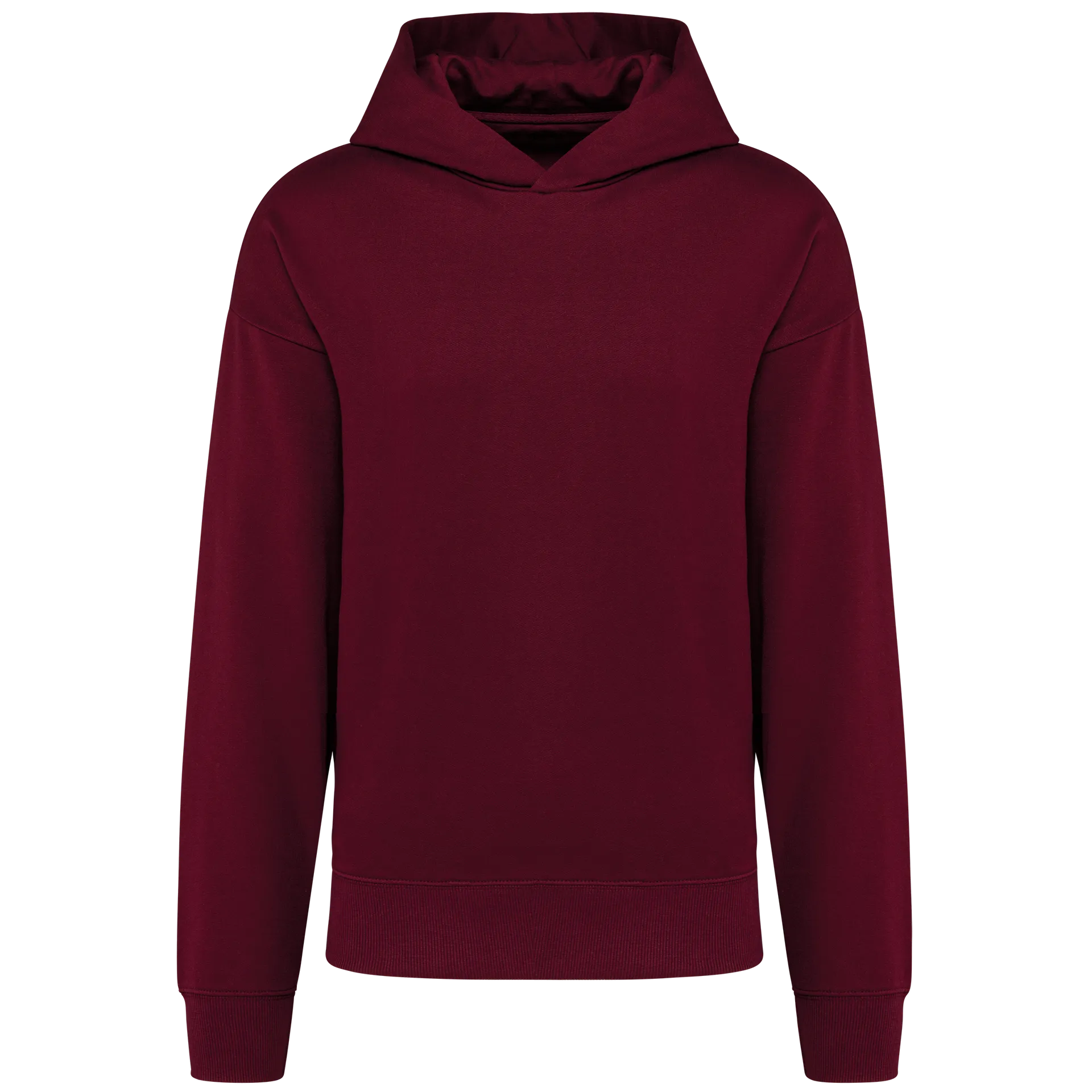 Kapuzensweatshirt aus Molton, Oversize, Unisex