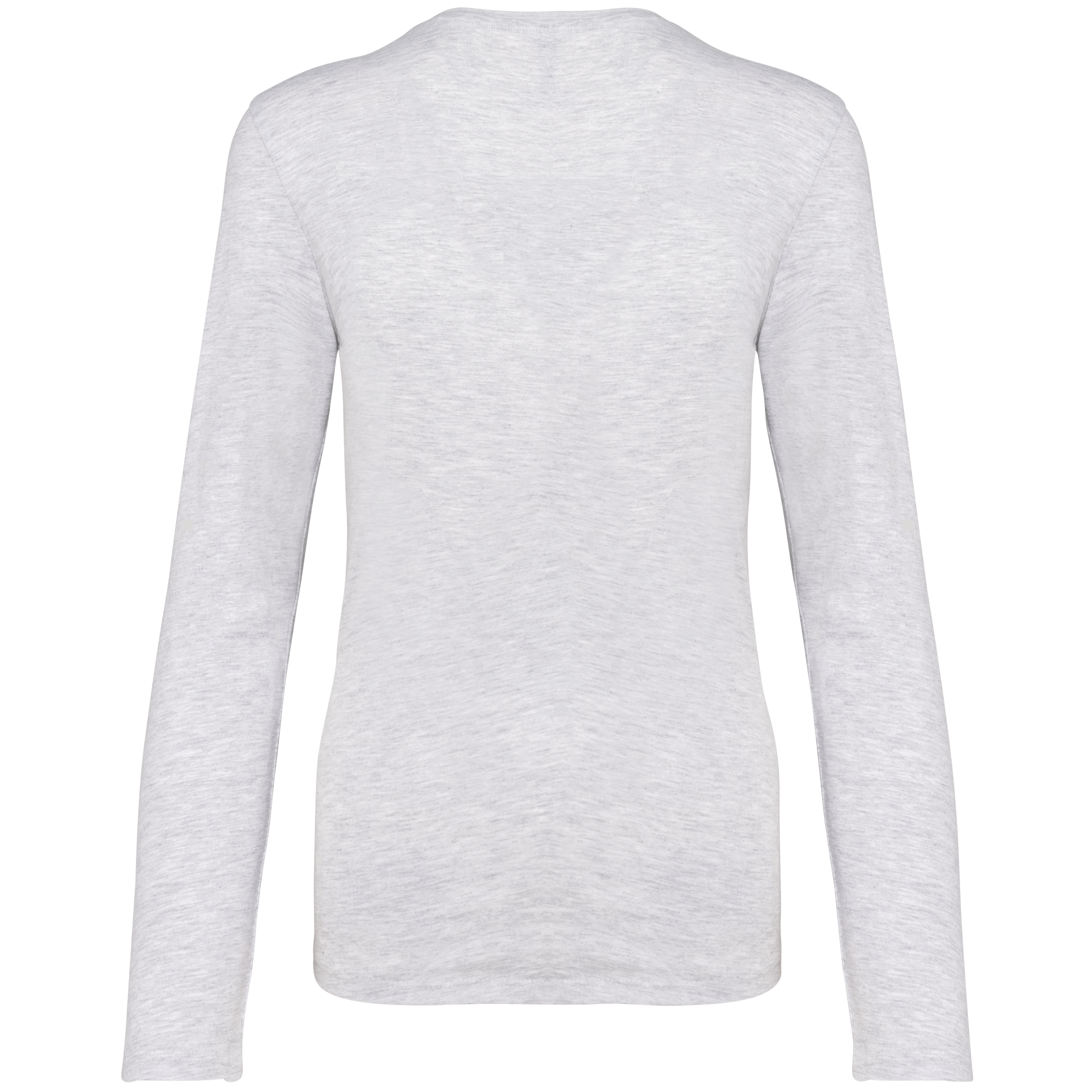 Ladies' long-sleeved crew neck T-shirt