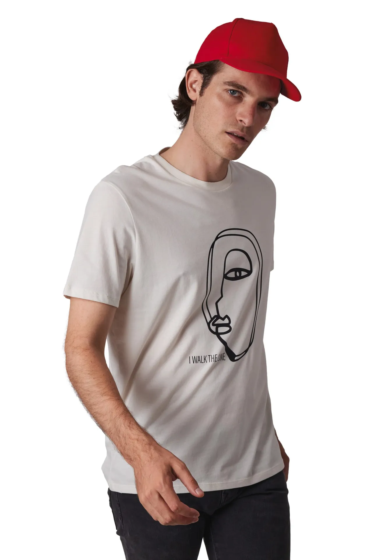 Sportkappe mit 5 Panels aus dicker Baumwolle