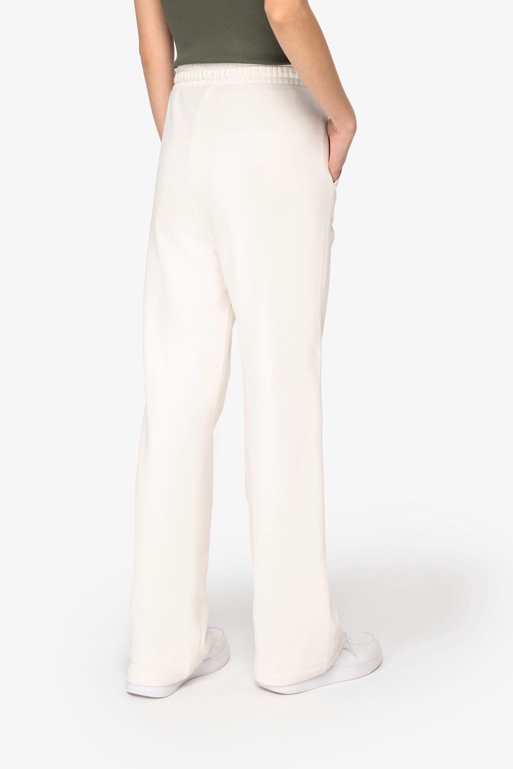 Umweltfreundliche weite Jogginghose aus French Terry für Damen