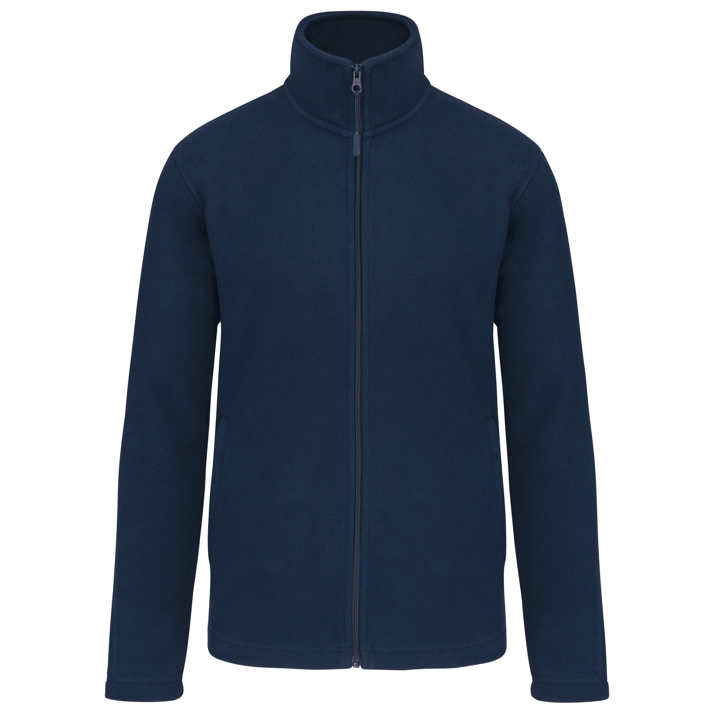Mikrofleece-Jacke durchgehender Reißverschluss
