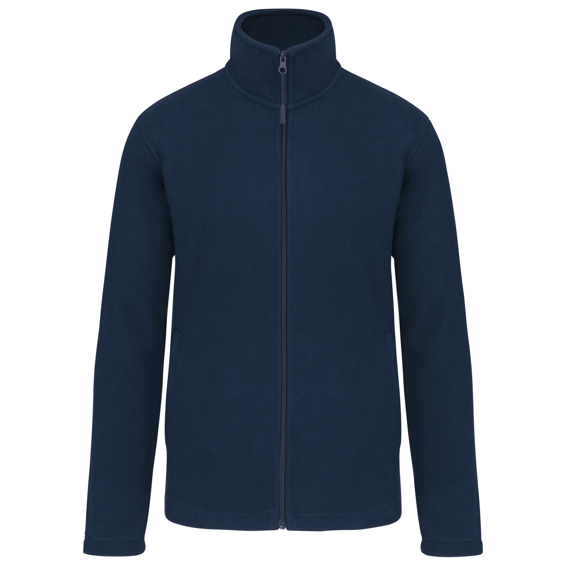 Mikrofleece-Jacke durchgehender Reißverschluss