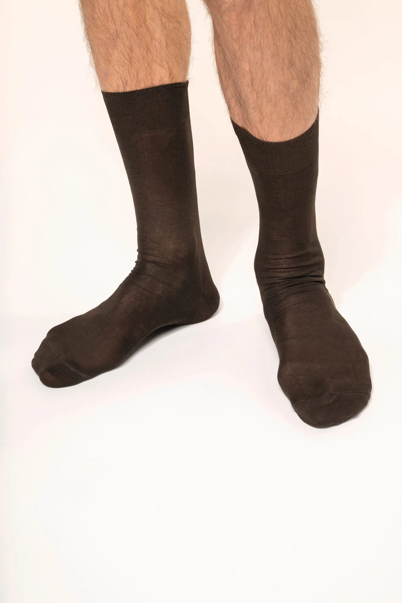 Herrensocken aus Baumwolljersey mit Fil d'Écosse-Baumwolle