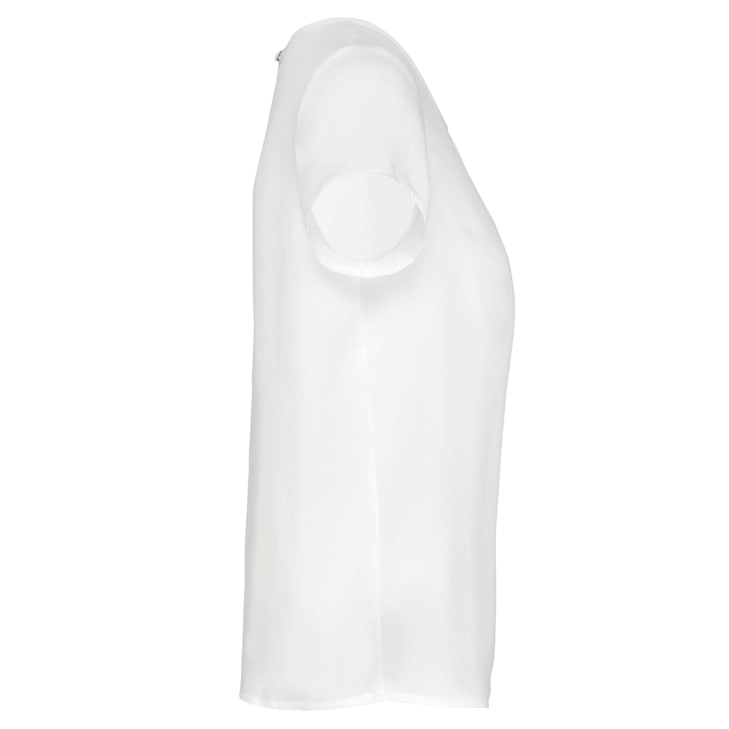 Kurzarm-Kreppbluse für Damen